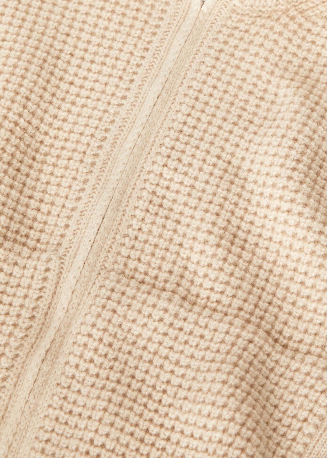 Loro Piana o1srvl11e0824 Yamba High Neck Bomber Jacket in Beige Size L / US 10 / IT 46 - 7 Thumbnail