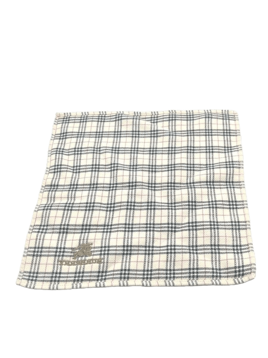 Burberry Burberry Handkerchief / Hand Towel Check White Size ONE SIZE - 1 Thumbnail