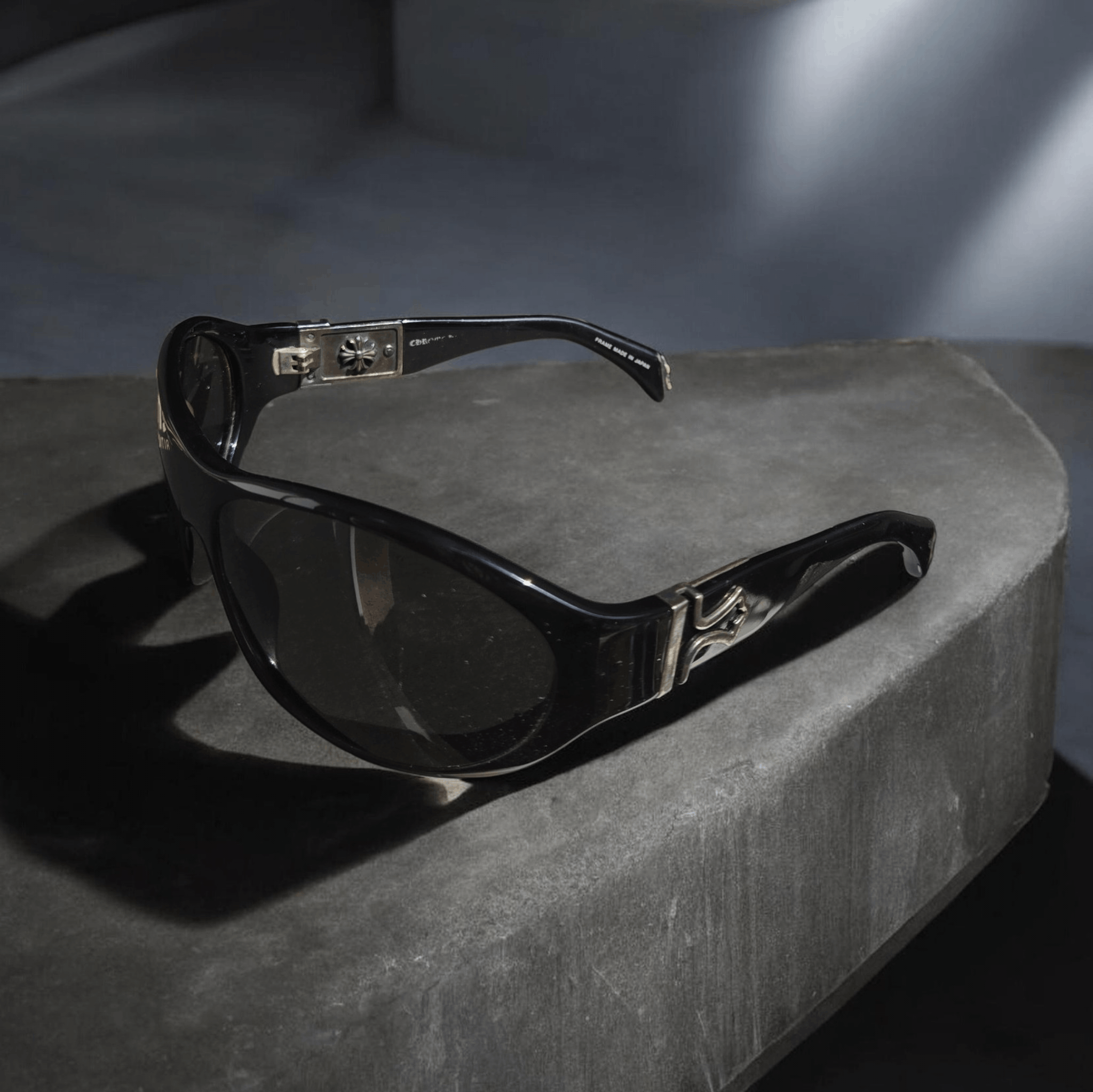 2000s RARE Vintage Chrome Hearts “FIX III” Sunglasses