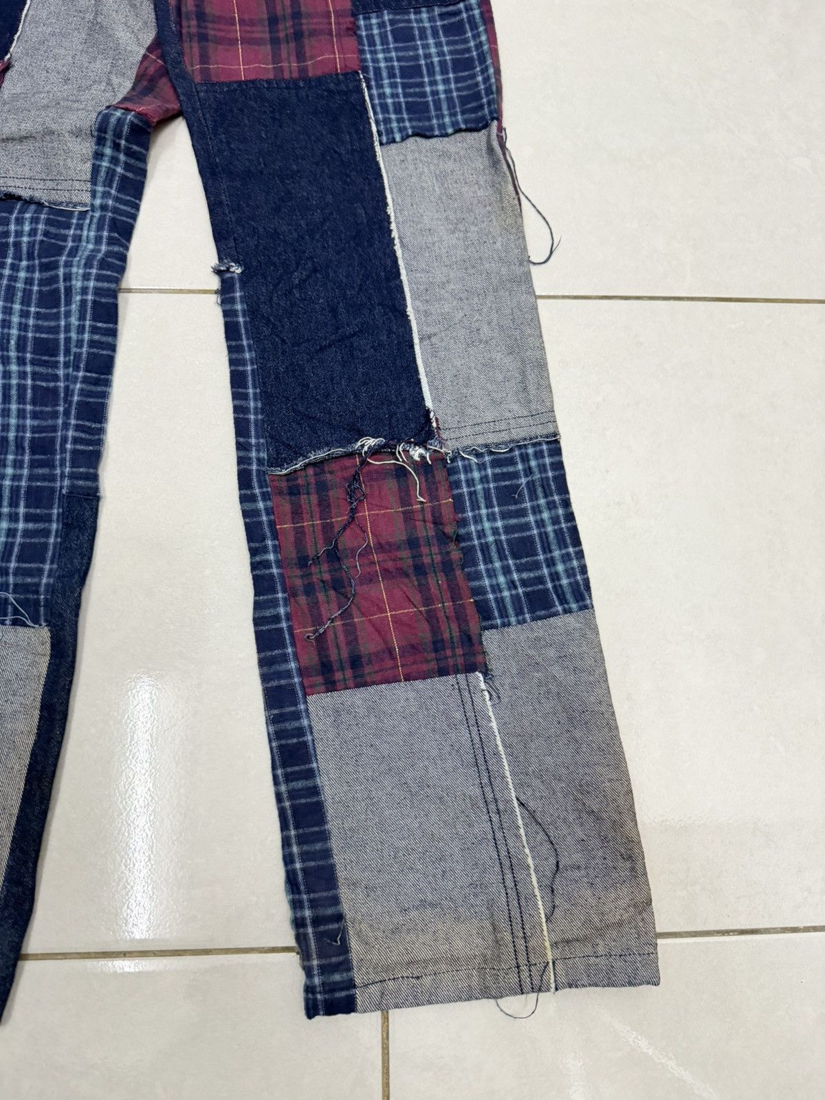 Japanese Brand Betty’s Blue Shinji Abe Patchworks Kapital Inspired Denim Size US 28 / EU 44 - 4 Thumbnail