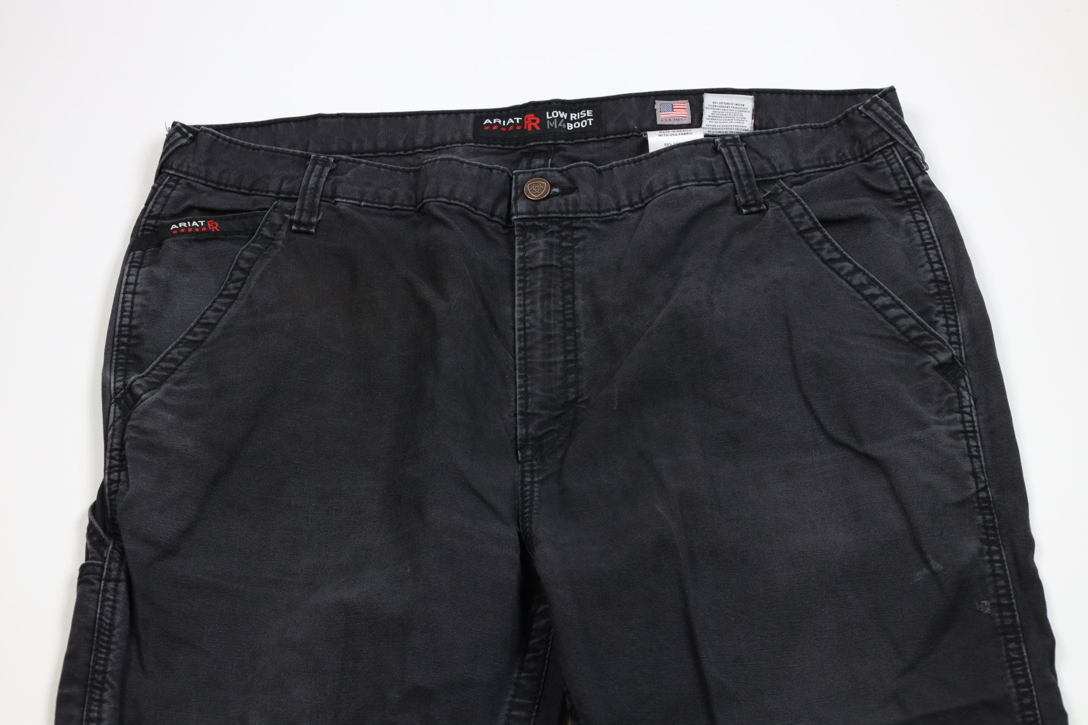 Ariat × Vintage Ariat FR Fire Flame Resistant M4 Low Rise Boot Pants Black Size US 42 / EU 58 - 2 Thumbnail