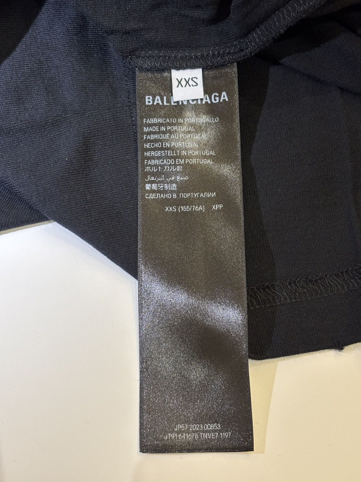 Balenciaga Balenciaga Hand Drawn Large Fit Tee Size US XXS / EU 40 - 6 Thumbnail