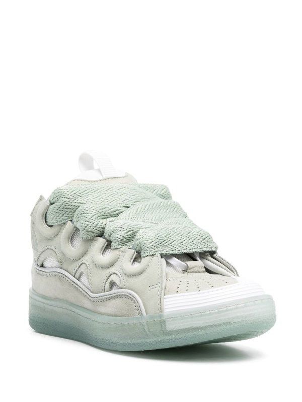 Lanvin oc11z0426 Curb Sneakers in White Size US 8 / EU 41 - 3 Thumbnail