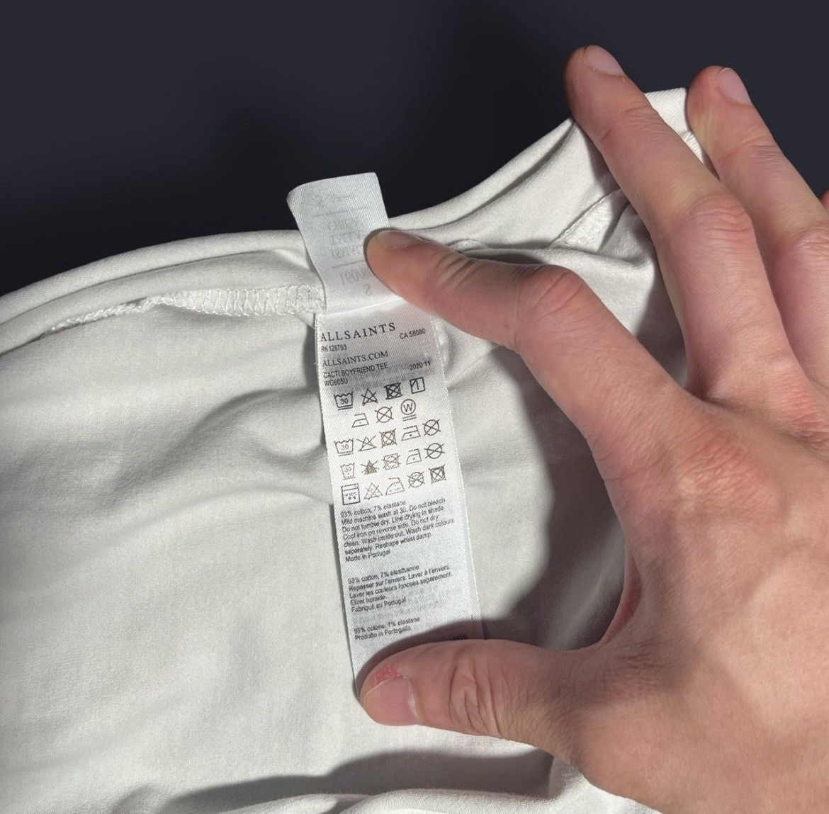 Allsaints Allsaints hope spring white T-shirt Size US S / EU 44-46 / 1 - 6 Thumbnail