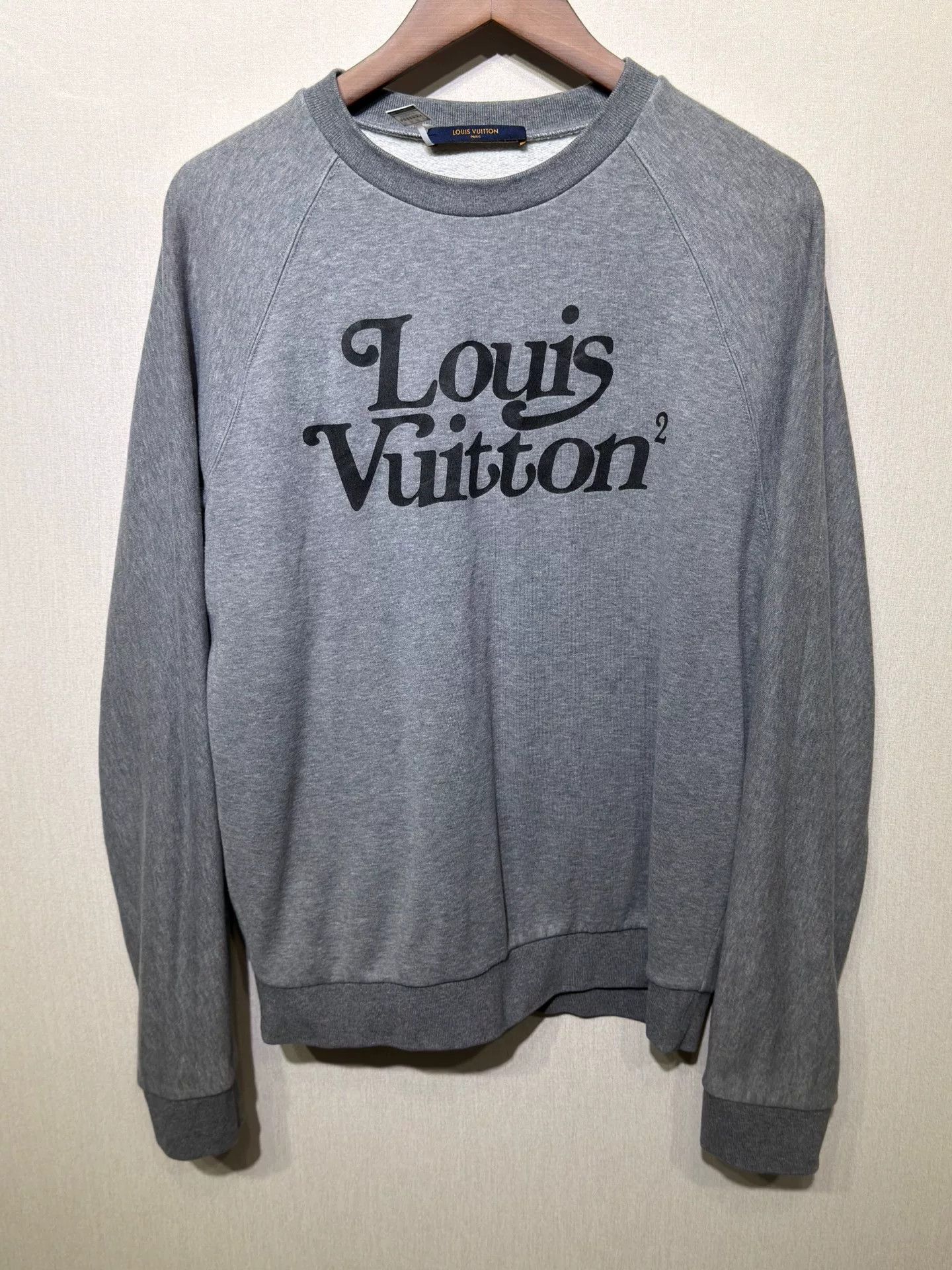 Louis Vuitton Louis Vuitton Nigo Gray Printed Sweatshirt Size US M / EU 48-50 / 2 - 1 Thumbnail