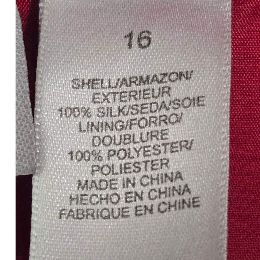 Liz Claiborne Liz Claiborne Silk Vest + Pants Set – Size 16 Red Size XXL / US 16-18 / IT 52-54 - 11 Thumbnail