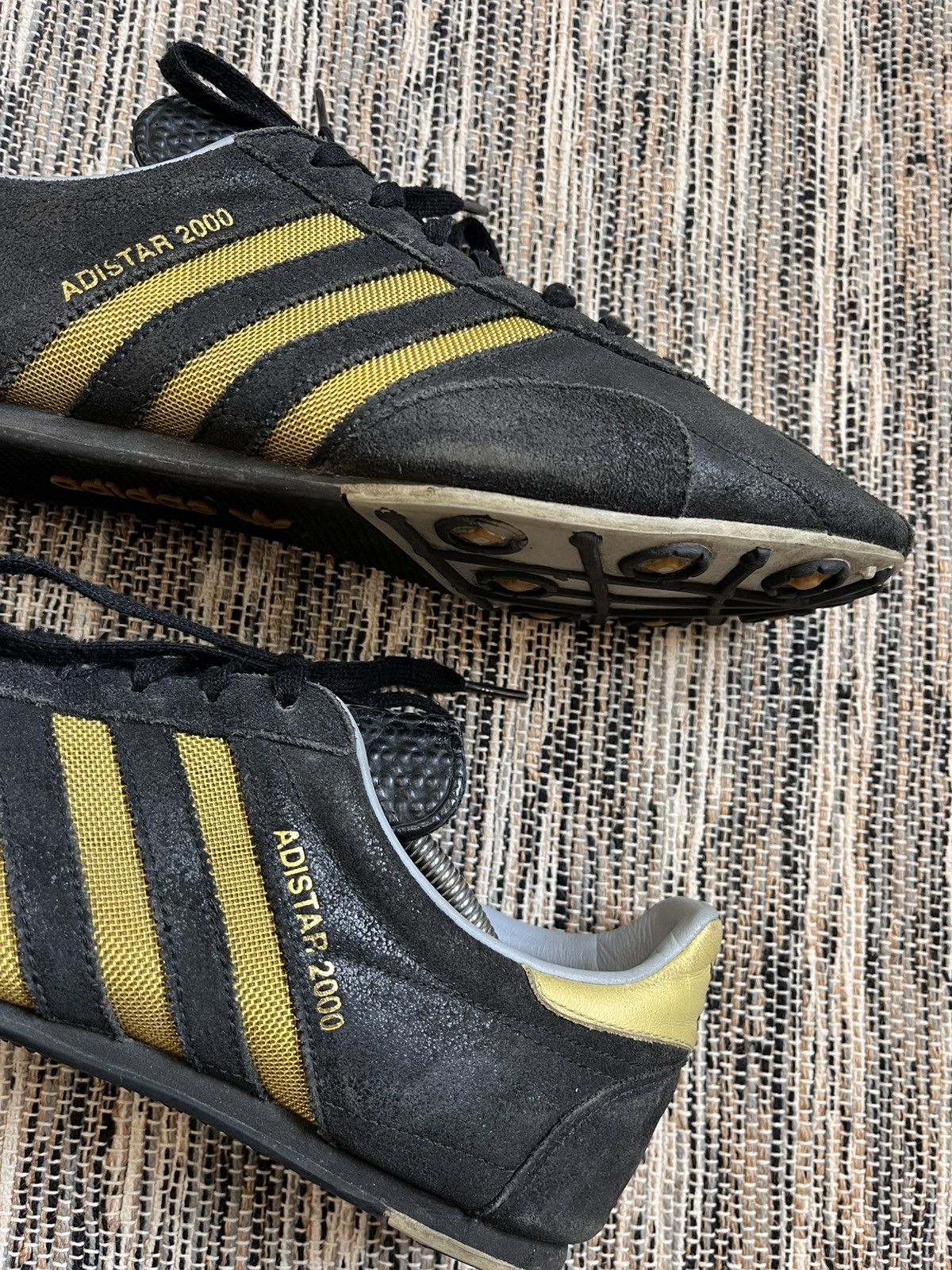 Adidas × Vintage Rare Vintage Adidas Adistar2000 black running track shoes Size US 11 / EU 44 - 7 Thumbnail