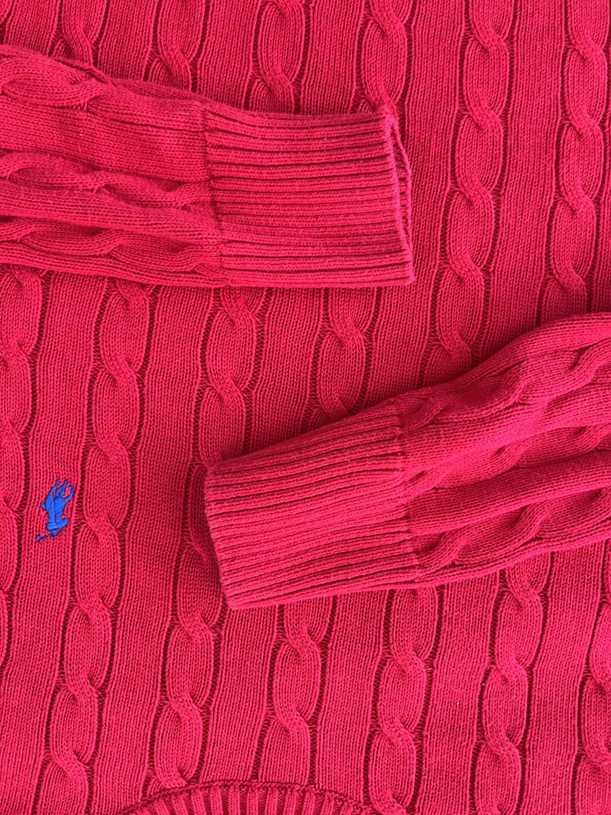 Polo Ralph Lauren × Vintage Hype Vintage Polo Ralph Lauren Knit Sweater Red Y2K Size US M / EU 48-50 / 2 - 10 Thumbnail