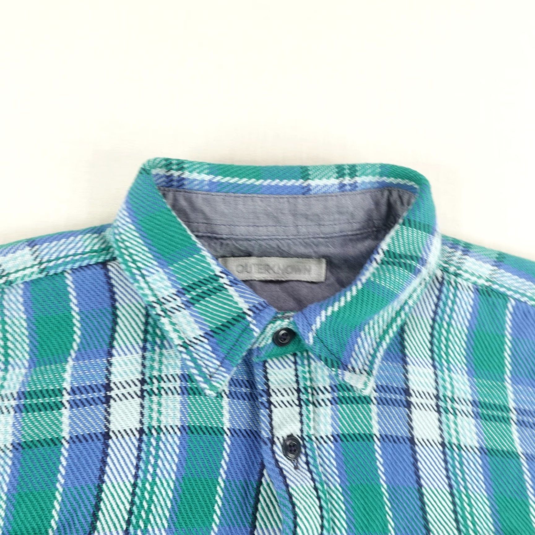 Outerknown VINTAGE Outerknown Men's Shirt Small Long Sleeve Cotton Flannel Plaid Heavyweight Blue Green Casual Size US S / EU 44-46 / 1 - 2 Thumbnail