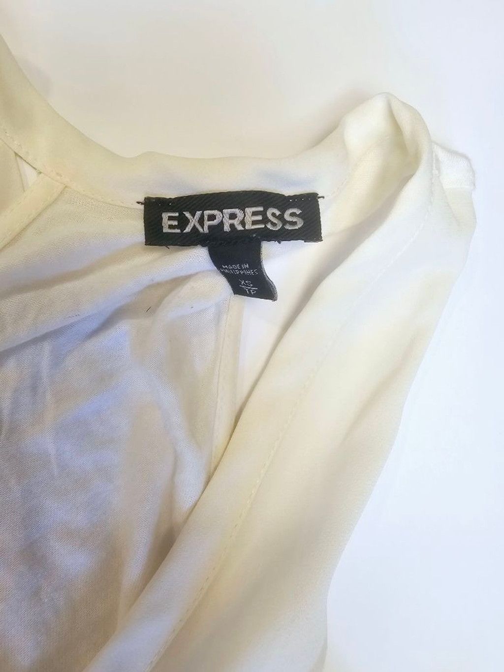 Express Express Lace Detail Sleeveless Tank Blouse Size XS Size XS / US 0-2 / IT 36-38 - 4 Thumbnail