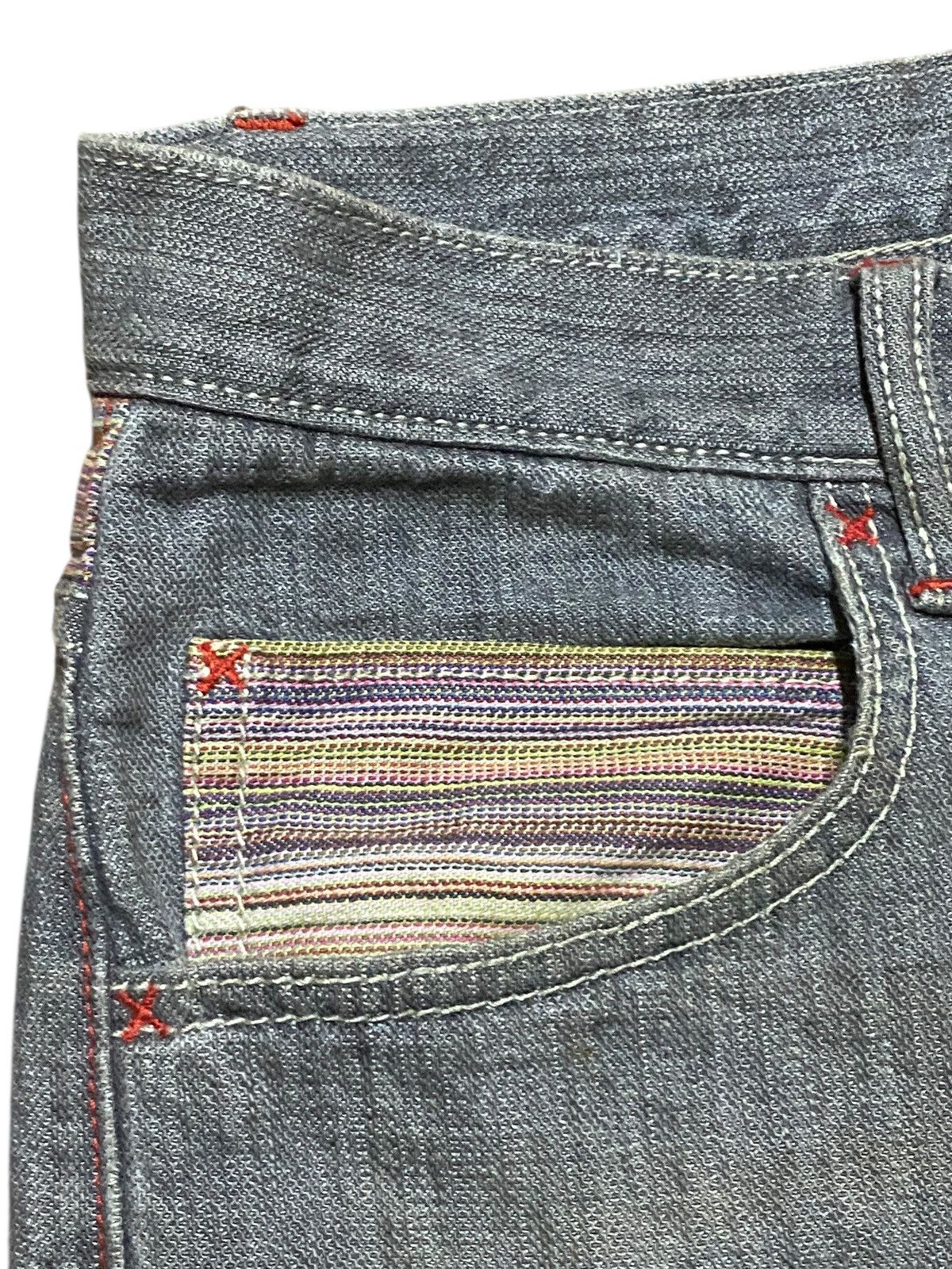 Le Grande Bleu (L.G.B.) Vintage Japanese Brand Wild Khakis Grunge Distressed Jeans Size US 32 / EU 48 - 9 Thumbnail