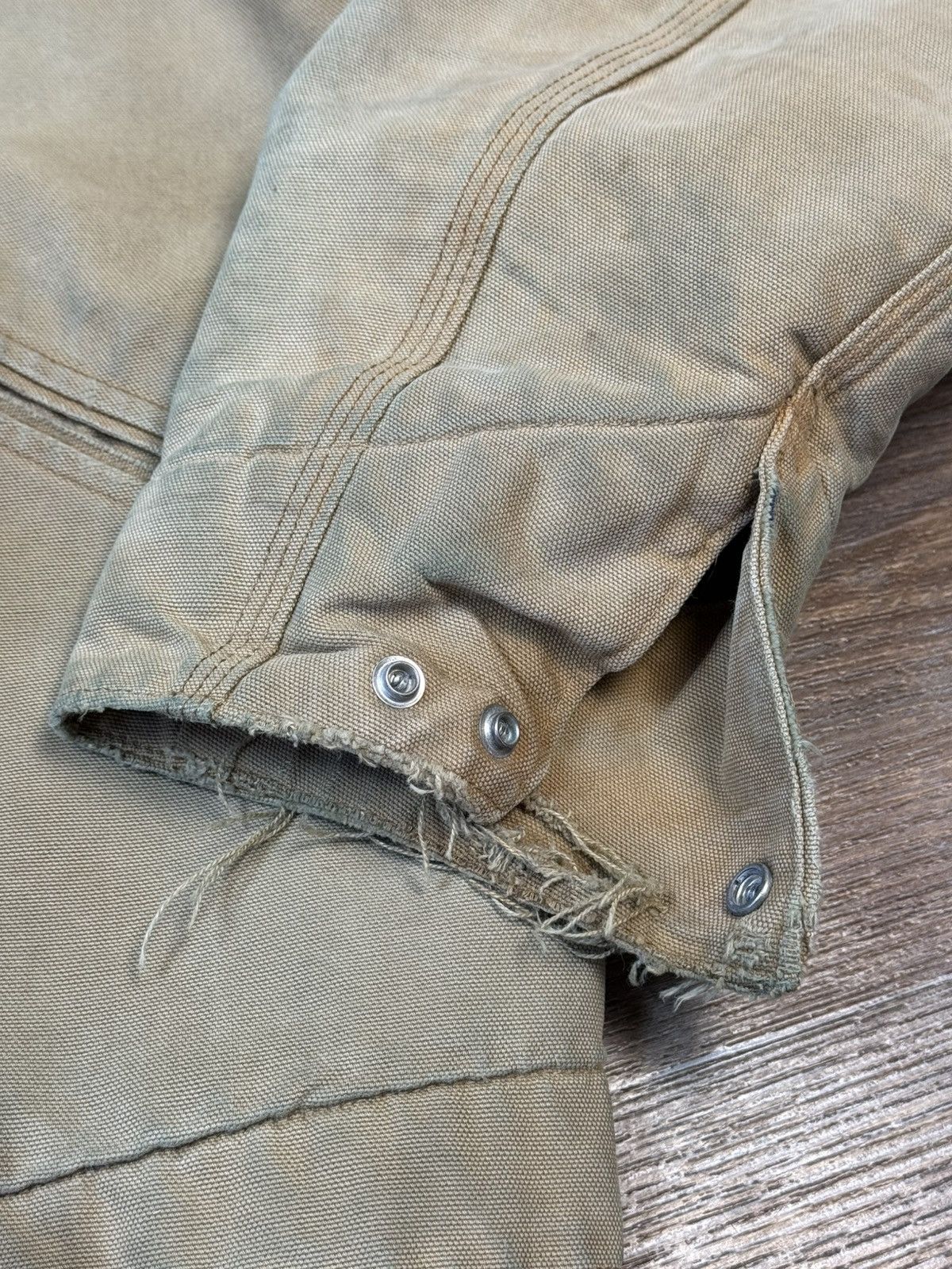Carhartt × Vintage 90’s Vintage Carhartt Brown Detroit Blanket Lined Jacket Size US L / EU 52-54 / 3 - 13 Thumbnail
