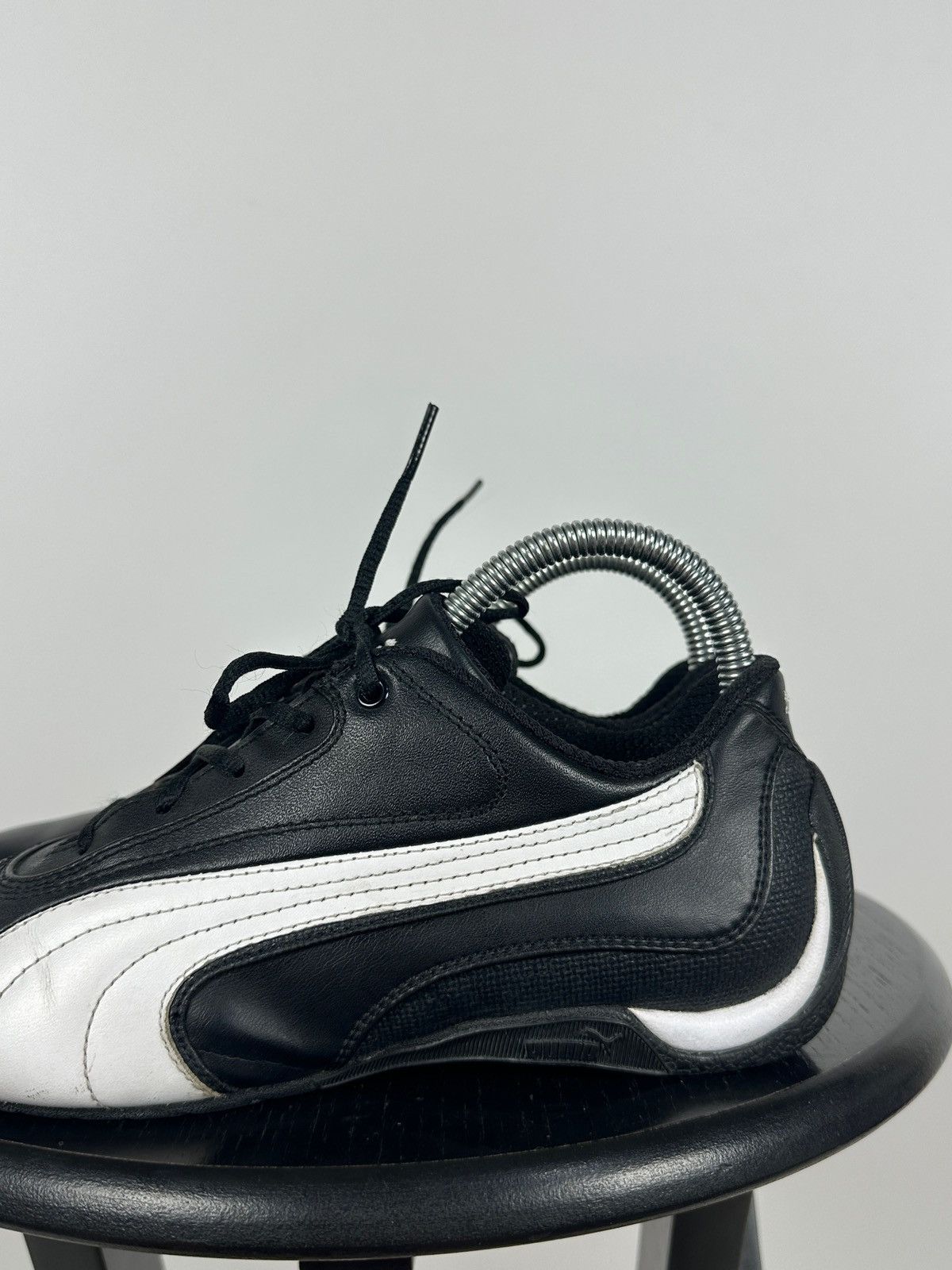 Puma Vintage Puma Speedcat Black/White Leather Y2K Sneakers Size US 5 / IT 35 - 14 Thumbnail