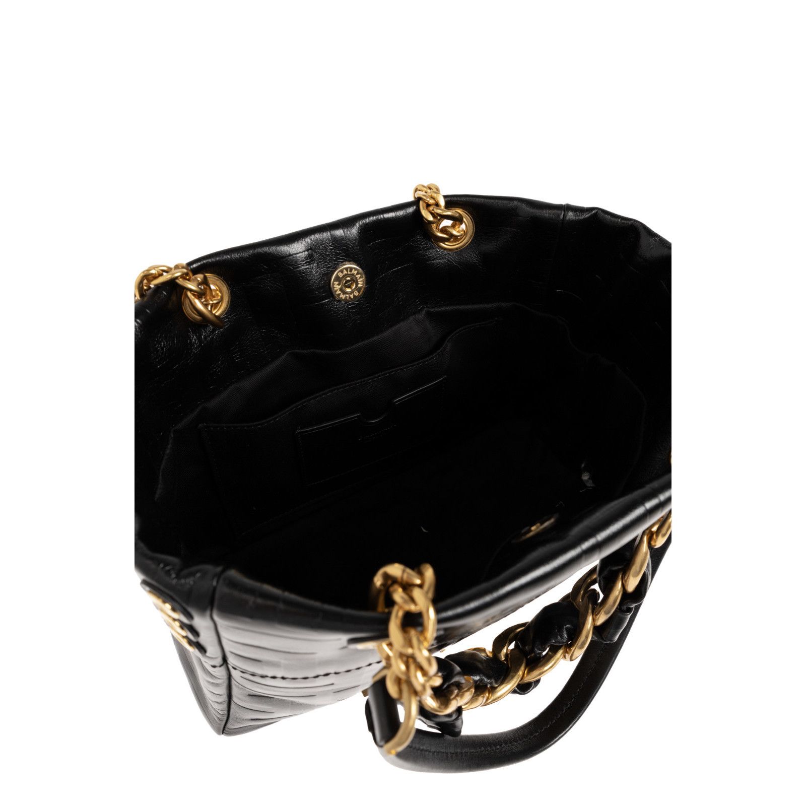 Balmain BALMAIN 1945 Soft Small Black Shoulder Bag New & Authentic Size ONE SIZE - 4 Thumbnail