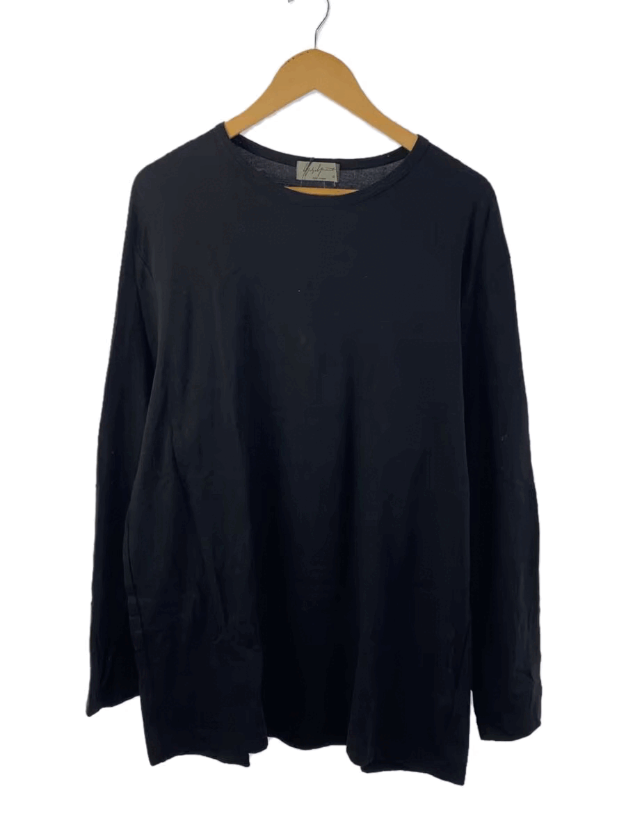 Yohji Yamamoto Pour Homme Logo Long Sleeve Tee Size US L / EU 52-54 / 3 - 1 Thumbnail