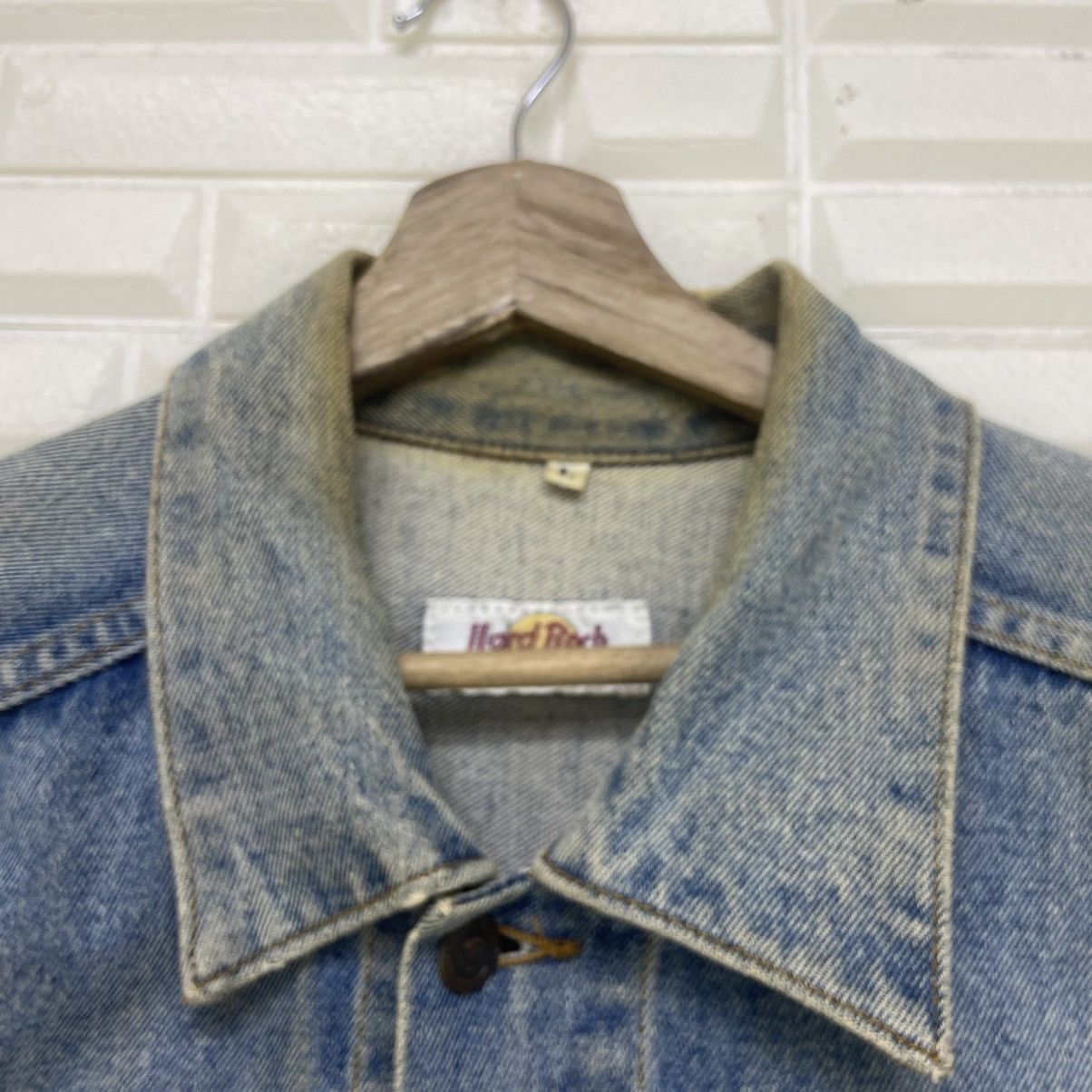 Hard Rock Cafe Vintage Hard Rock Cafe Bangkok Denim Trucker Jacket Size US M / EU 48-50 / 2 - 12 Thumbnail