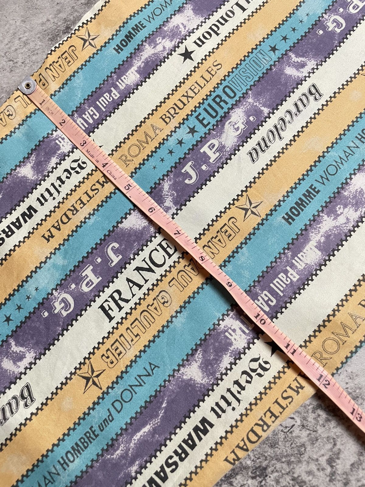Jean Paul Gaultier Vintage Jean Paul Gaultier “EURO VISION” Printed Size US 33 - 14 Thumbnail
