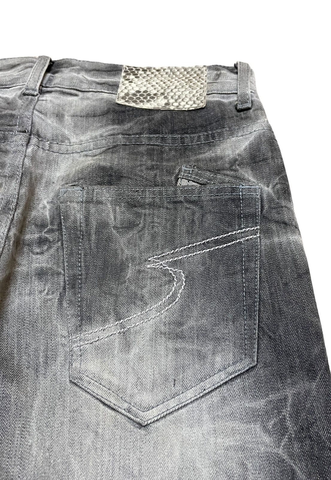 semanticdesign Very Rare Vintage Semantic Design Flared Hagi Jeans 1990s Size US 30 / EU 46 - 5 Thumbnail