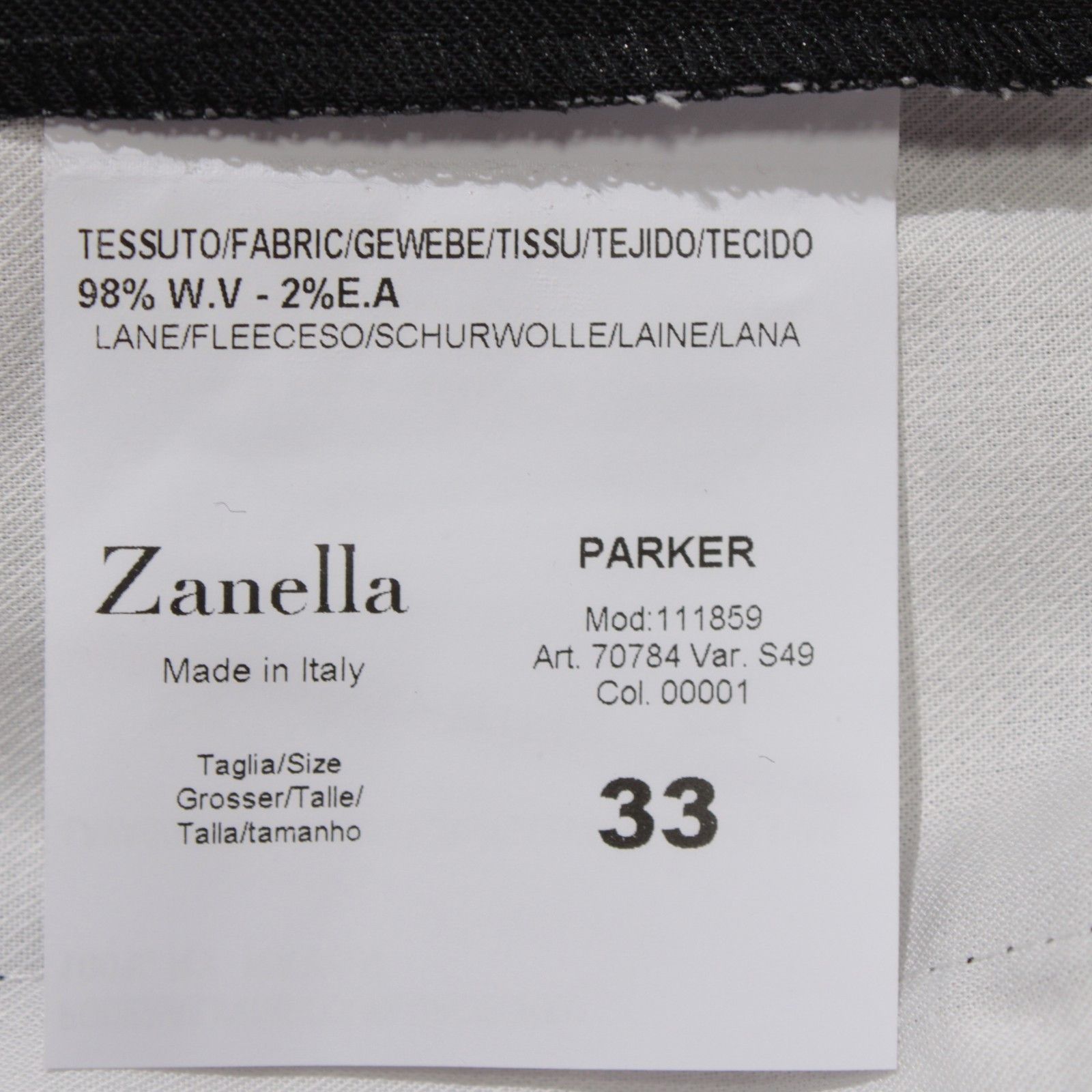 Zanella Zanella New with tags Dress Pants Size 33 US In Black Size US 33 - 8 Thumbnail
