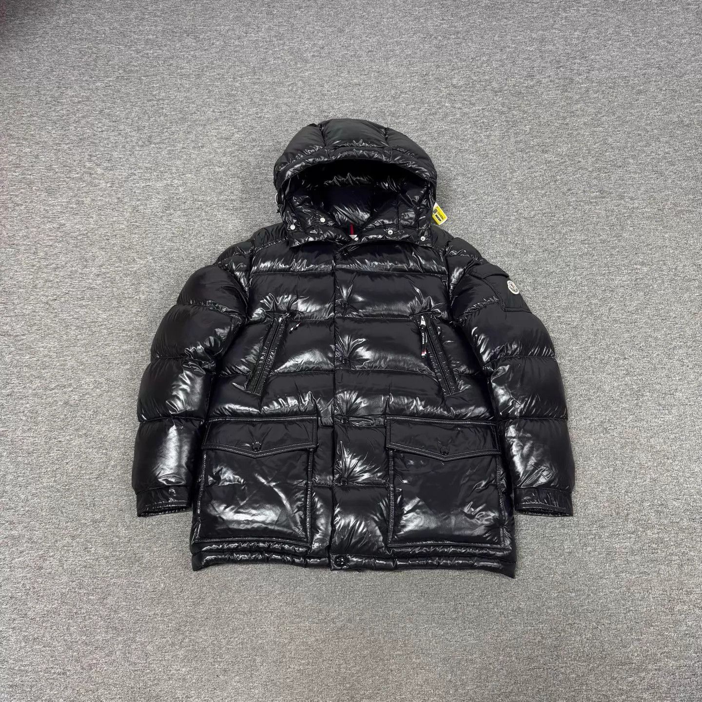 Moncler Moncler Chiablese Black Shiny Hooded Puffer 1 99N Size US S / EU 44-46 / 1 - 1 Thumbnail