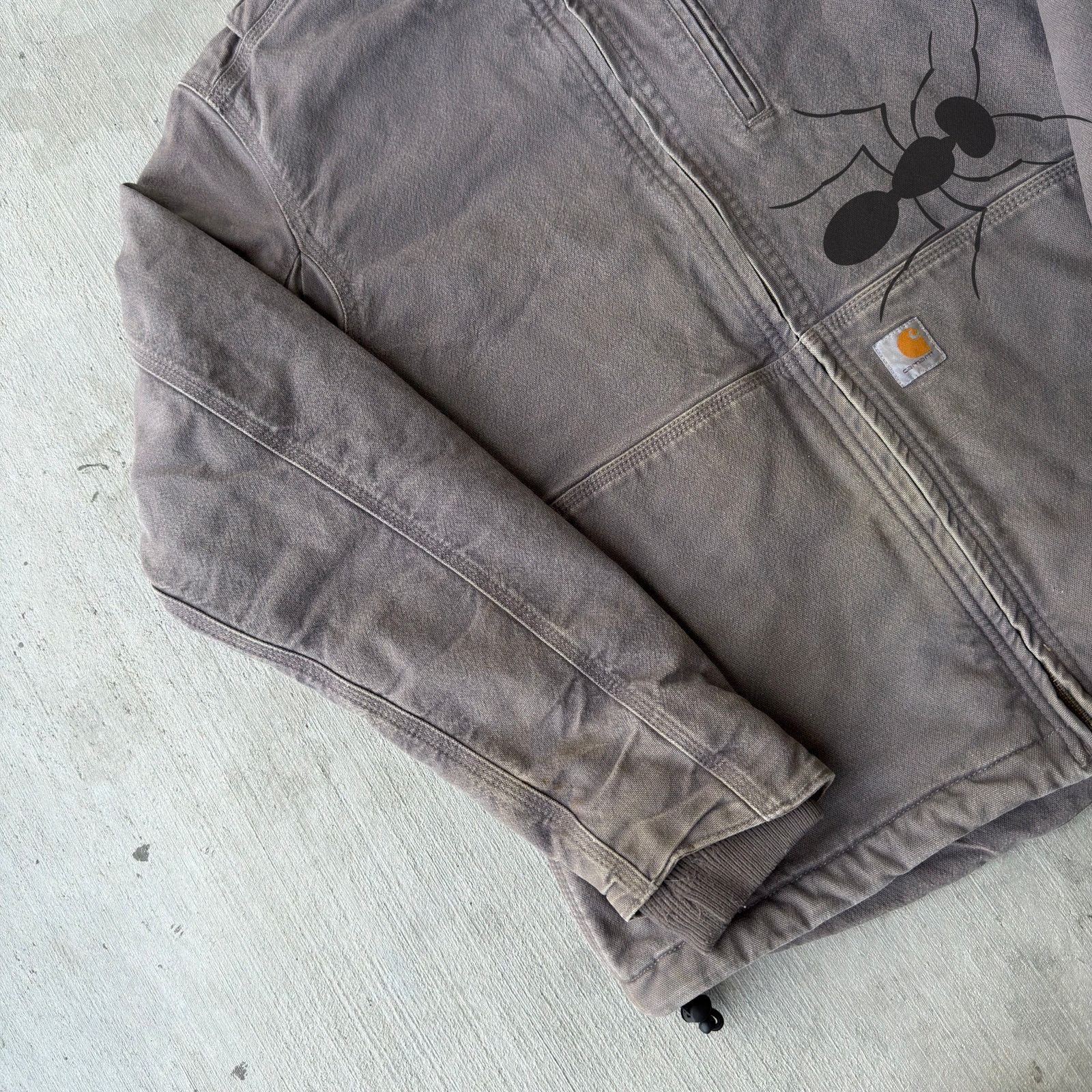 Carhartt × Vintage Carhartt WOMENS full swing gray zip up work wear jacket Size US M / EU 48-50 / 2 - 2 Thumbnail