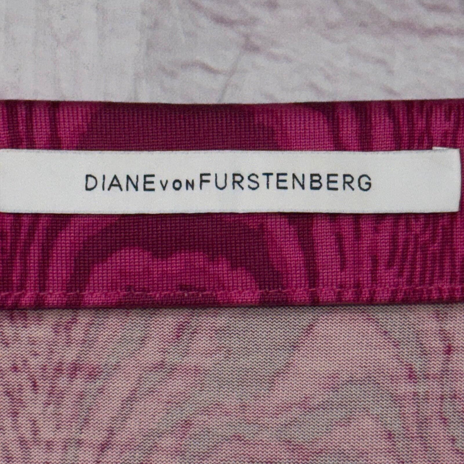 Diane von Furstenberg Diane von Furstenberg Pink Patterned Dress Size ONE SIZE - 4 Thumbnail