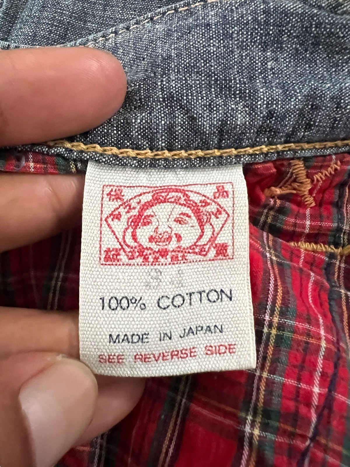 Evisu Vintage Evisu Selvedge Shorts Size US 34 / EU 50 - 13 Thumbnail