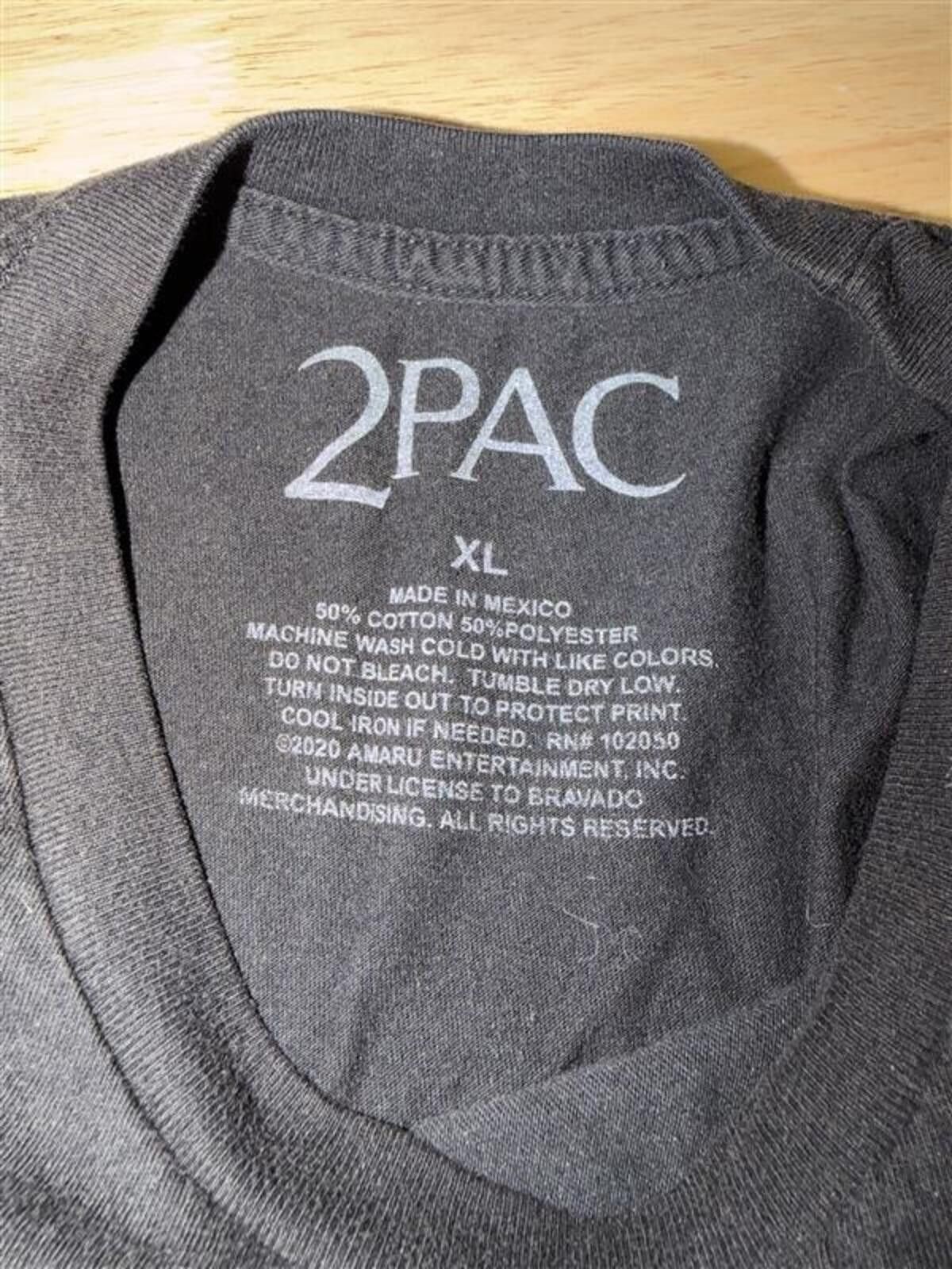 Other Tupac Shakur 2Pac Praying Hands T-Shirt XL Black Rap Hip Hop Size US XL / EU 56 / 4 - 3 Thumbnail