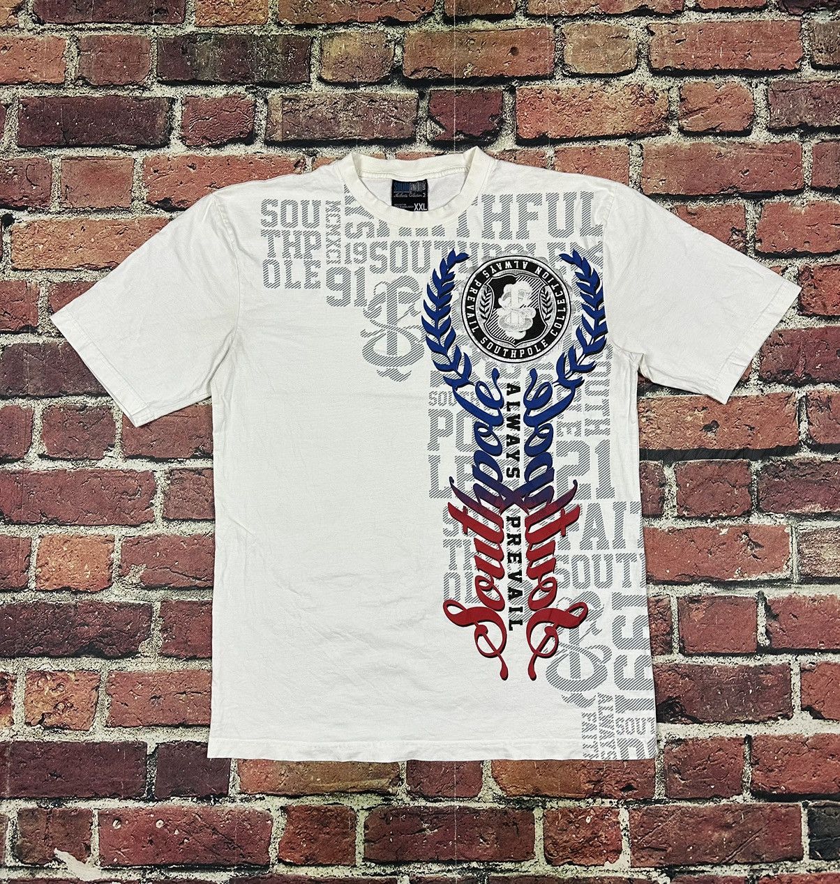 Southpole × Vintage Y2K Southpole T Shirt Cyber Grunge Hip Hop Big Graphic Size US XXL / EU 58 / 5 - 1 Thumbnail