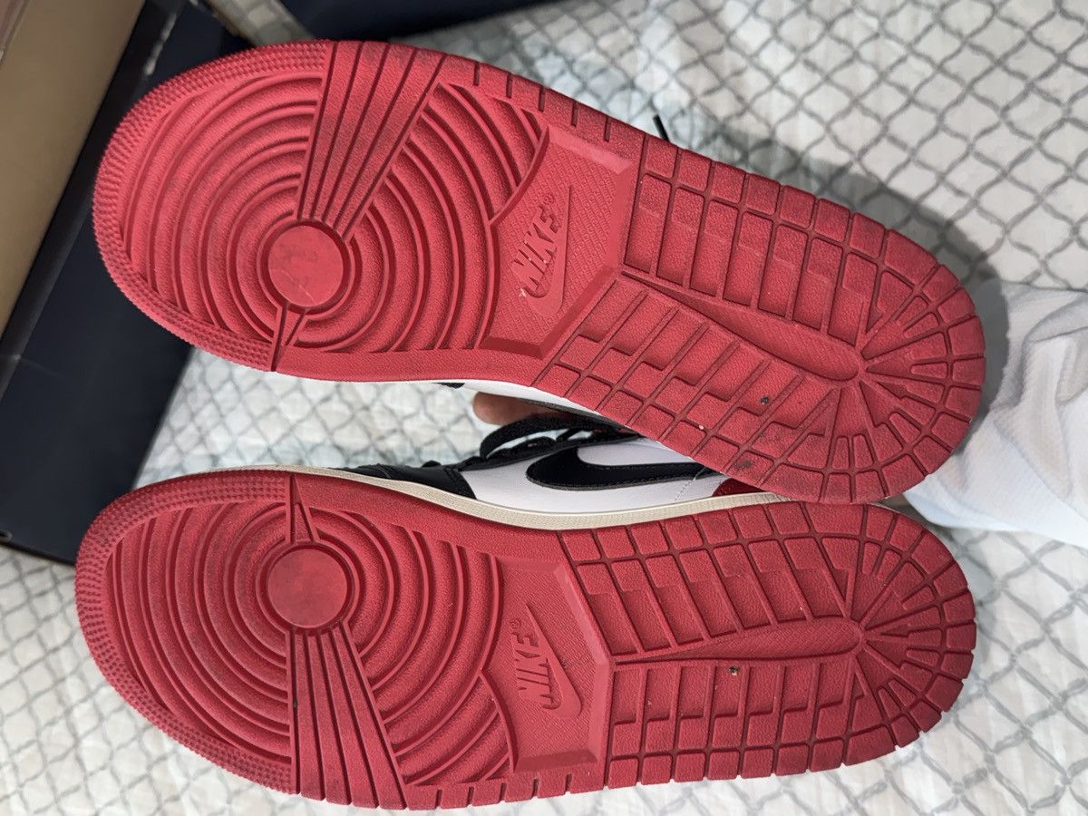 Jordan Brand Air Jordan 1 Retro High OG ‘ Black Toe Reimagined ’ Size US 9 / EU 42 - 6 Thumbnail