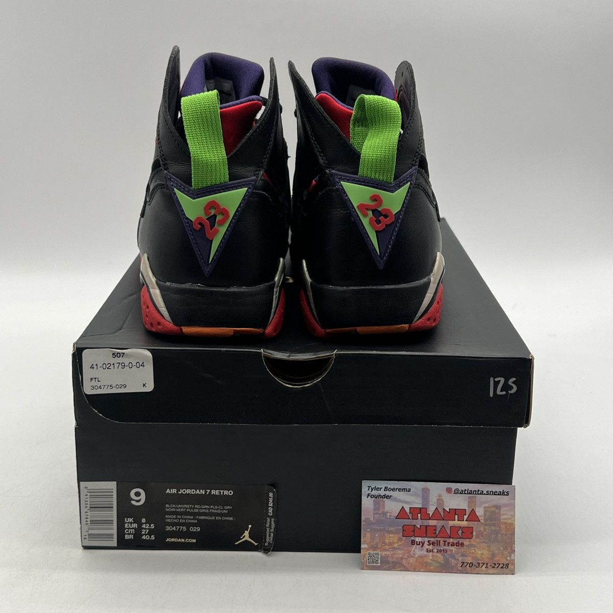 Jordan Brand Air Jordan 7 Marvin the Martian Size US 9 / EU 42 - 3 Thumbnail