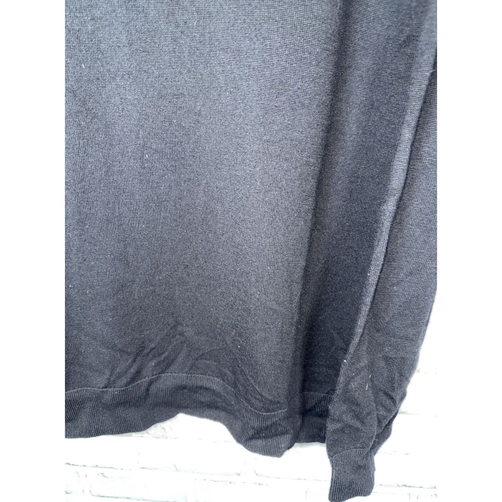 UNTUCKit UNTUCKit Sweater Mens Large Merino Wool Pullover Mock Neck 1/4 Zip Black Size US L / EU 52-54 / 3 - 4 Thumbnail