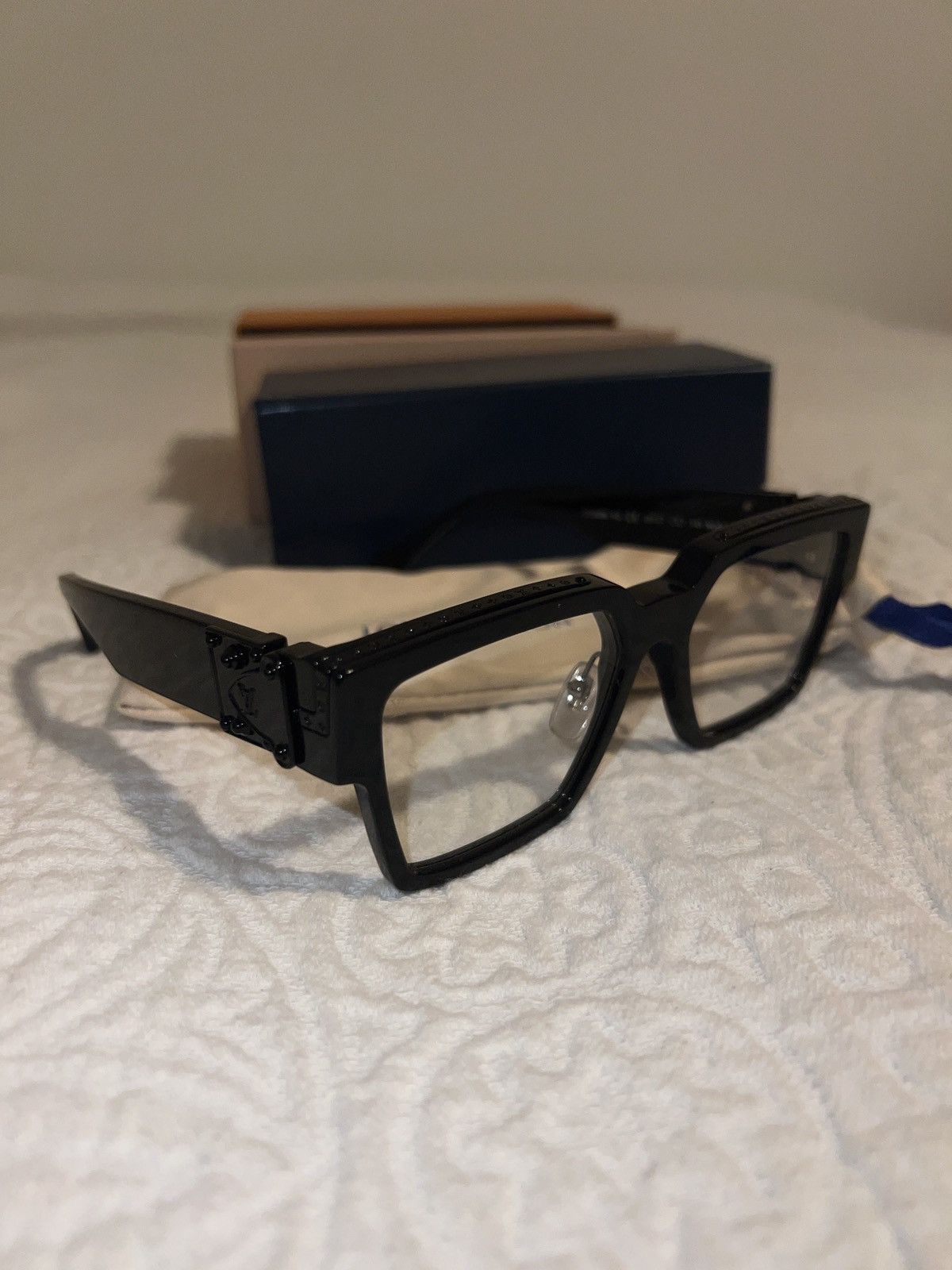 Louis Vuitton Louis Vuitton Black Clear Lens 1.1 Millionaires | Grailed