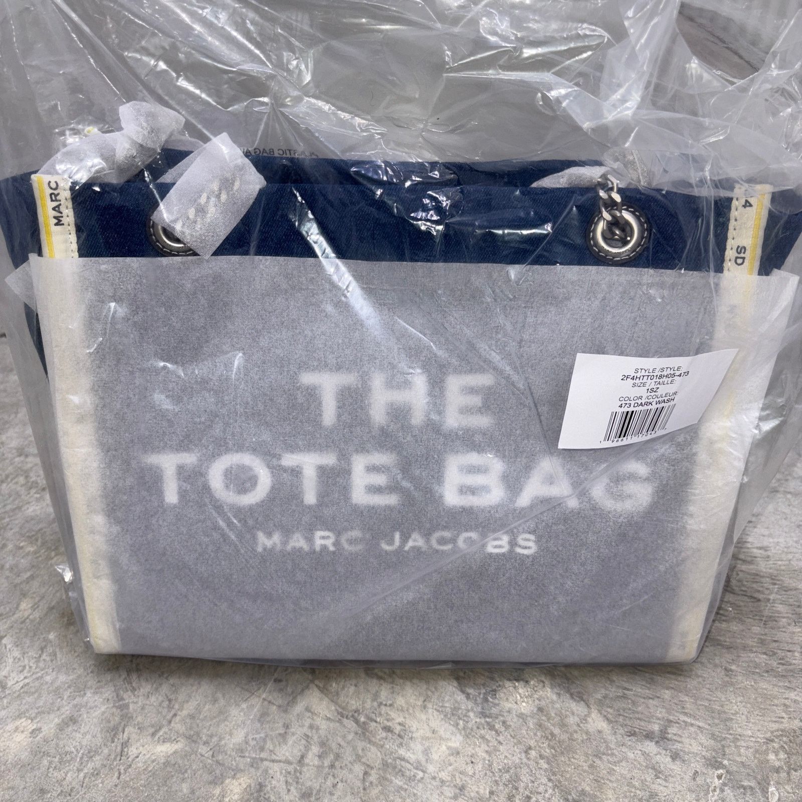 Marc Jacobs The Medium Denim Tote Bag Sealed NWT Spring in Blue, Women's