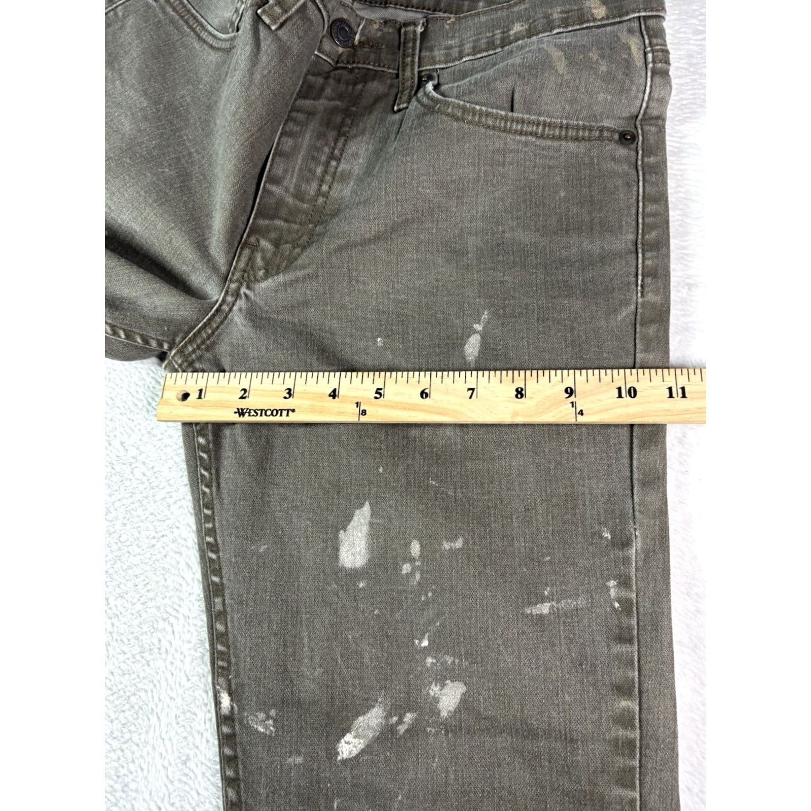 Levi's Levi's 511 Jeans Men Slim Fit 32x36 Tan Gray Denim 5-Pocket Straight Button Zip N/A Size US 32 / EU 48 - 6 Thumbnail