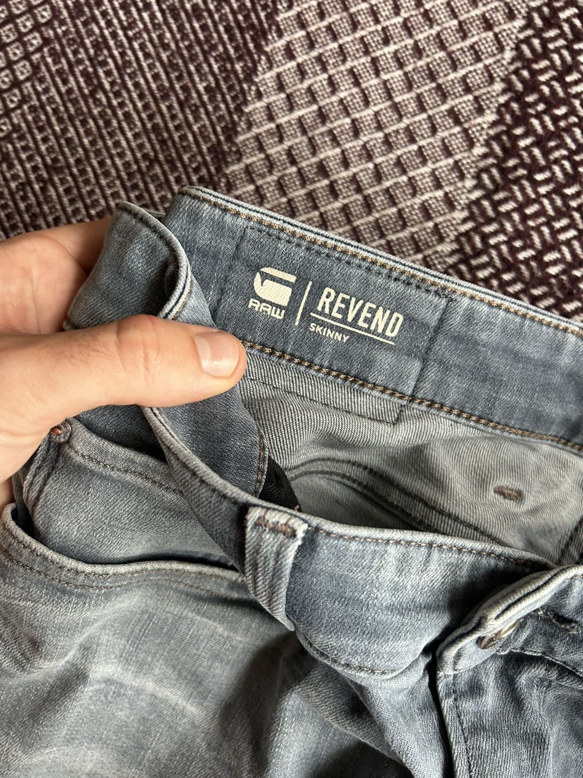 G-Star G-Star Raw Reverd Skinny Denim Jeans Mens Faded Thrashed W32 Size US 32 / EU 48 - 13 Thumbnail