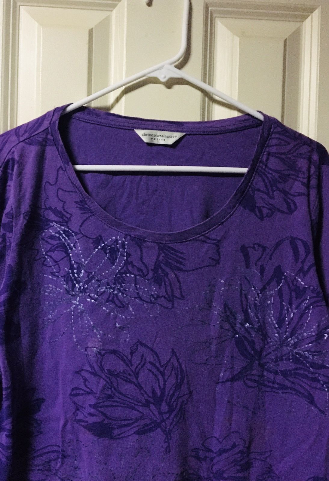 Other Christopher & Banks Women’s Top XL Petite ( Cheat 43 Inches) Size XL / US 12-14 / IT 48-50 - 4 Thumbnail