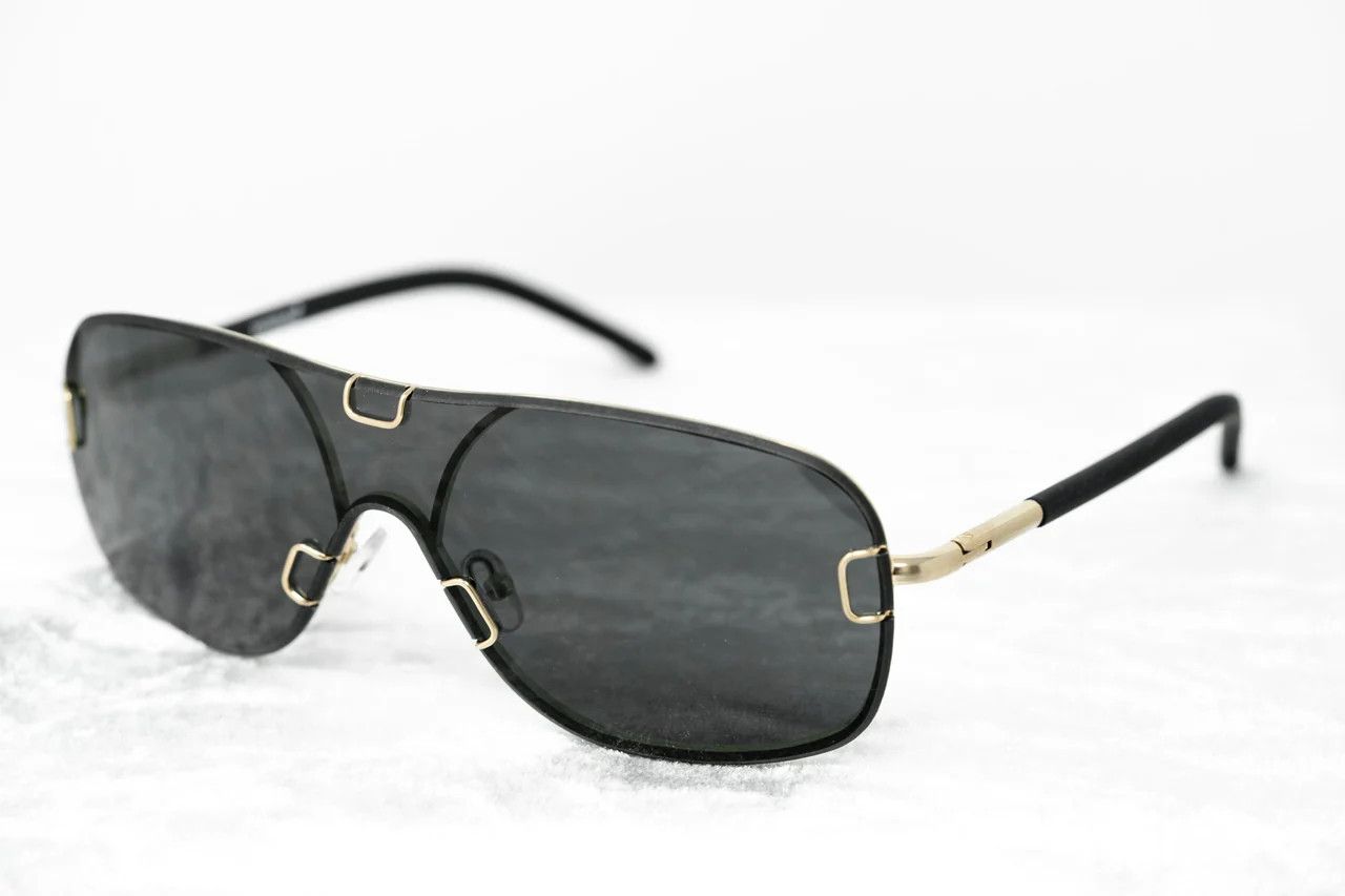 Yohji Yamamoto Yohji Yamamoto Sunglasses Gold and Grey Size ONE SIZE - 9 Thumbnail
