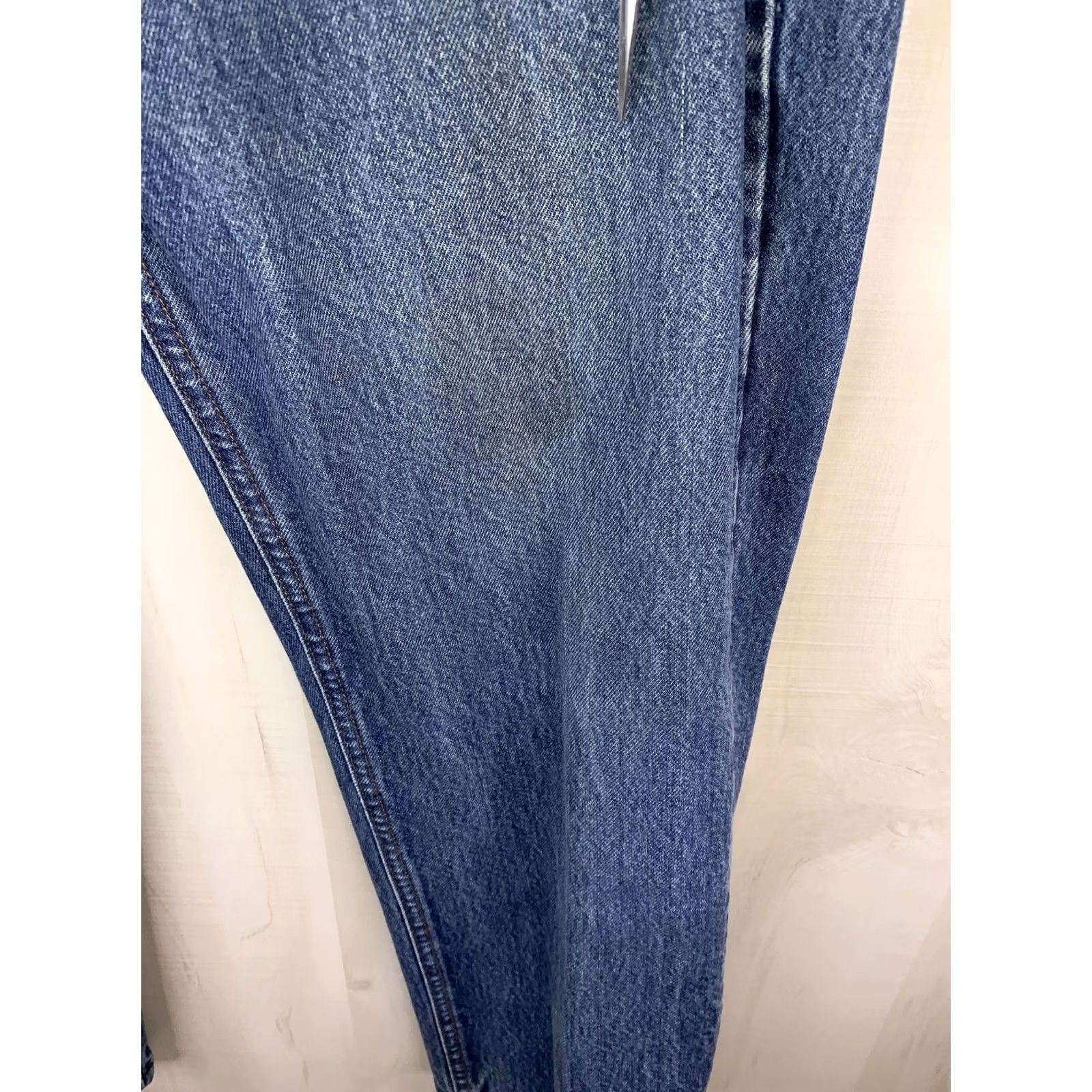 Carhartt Carhartt FR Jeans Mens Denim Straight Leg 40x32 11196 Blue Cotton Denim Fire Resistant Work Jeans Regular Mens Size US 40 / EU 56 - 7 Thumbnail