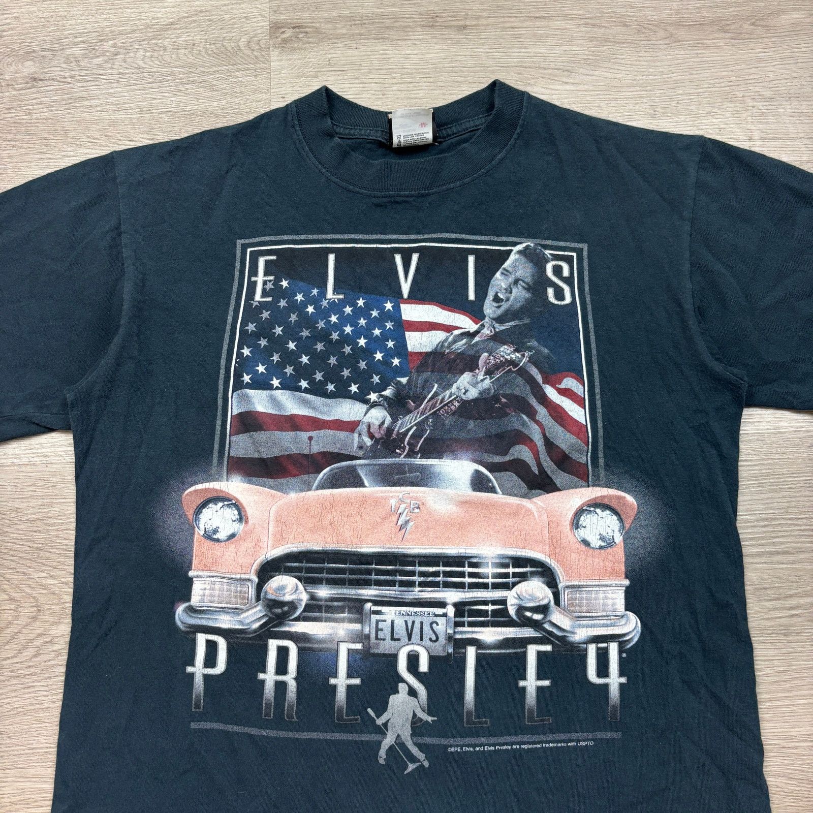 Liquid Blue × Vintage VTG Y2K Liquid Elvis Presley Cadillac USA Flag Shirt Men's M Size US M / EU 48-50 / 2 - 2 Thumbnail