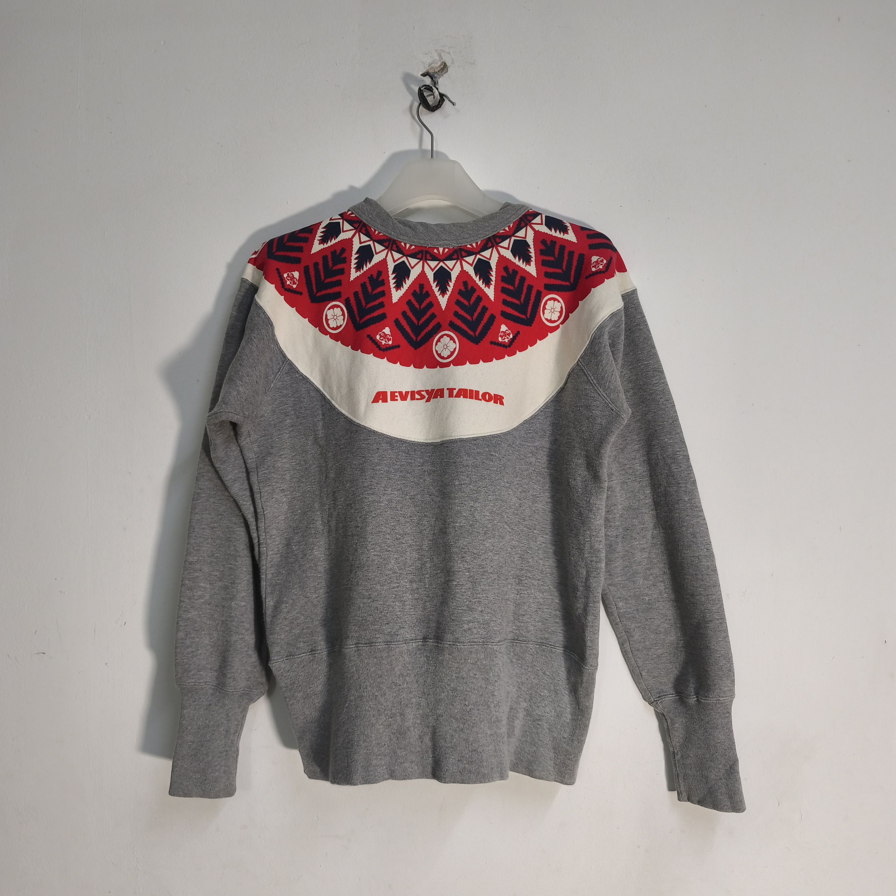 Evisu × Vintage 90's Evis Sweatshirt Size US M / EU 48-50 / 2 - 4 Thumbnail