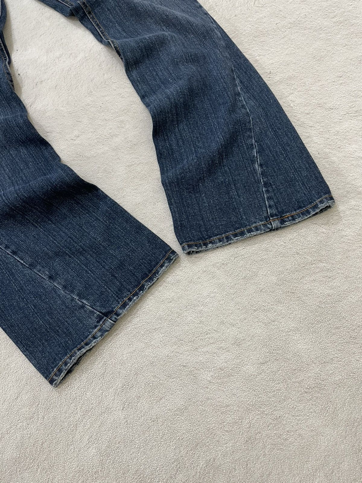 Hysteric Glamour 2000s Hysteric Flare Raw Denim Studed Bootcut Jeans Y2K Size US 31 - 3 Thumbnail