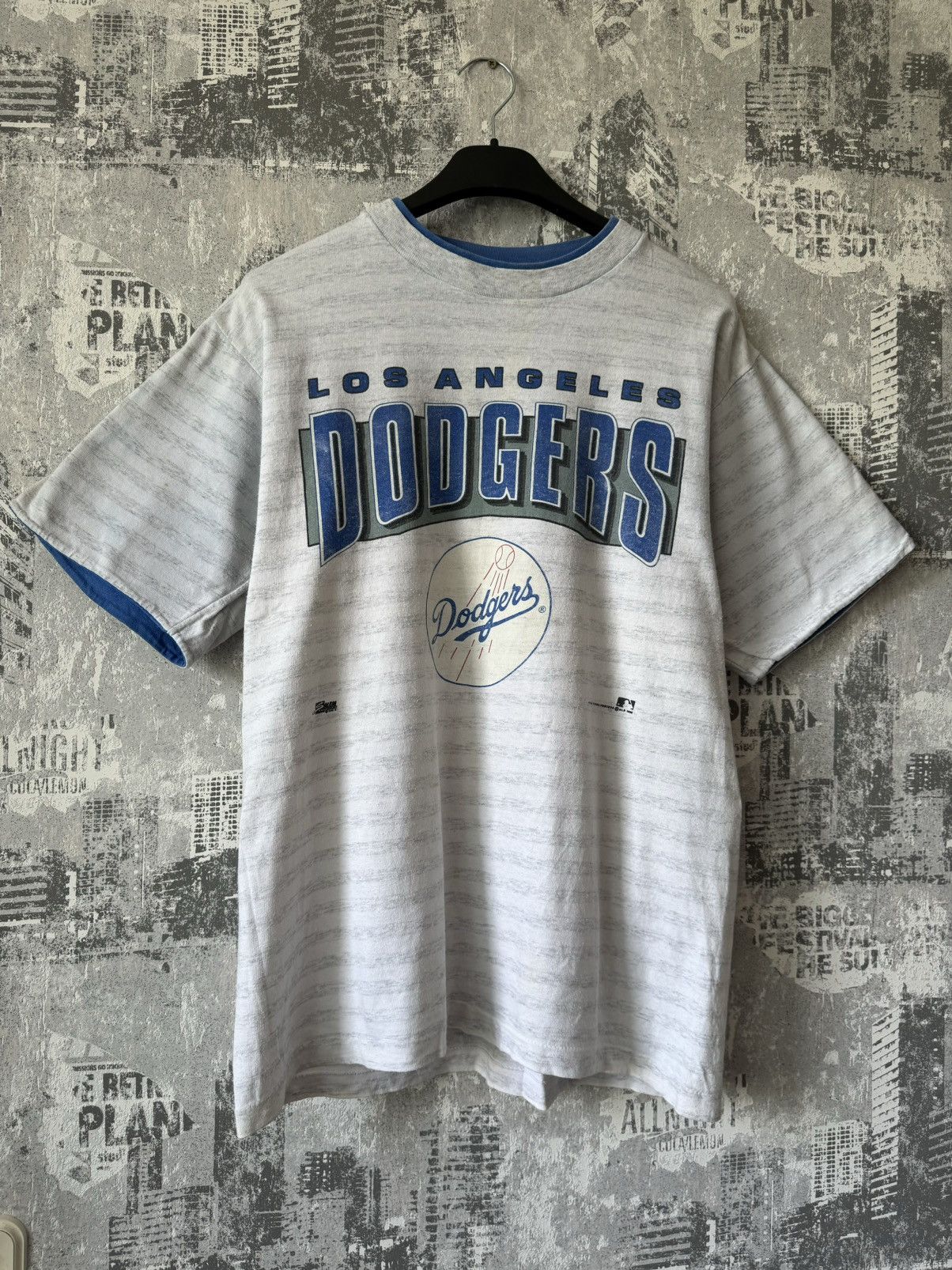 MLB × Vintage Vintage Football DODGERS 1992 T-Shirt Size US M / EU 48-50 / 2 - 2 Thumbnail