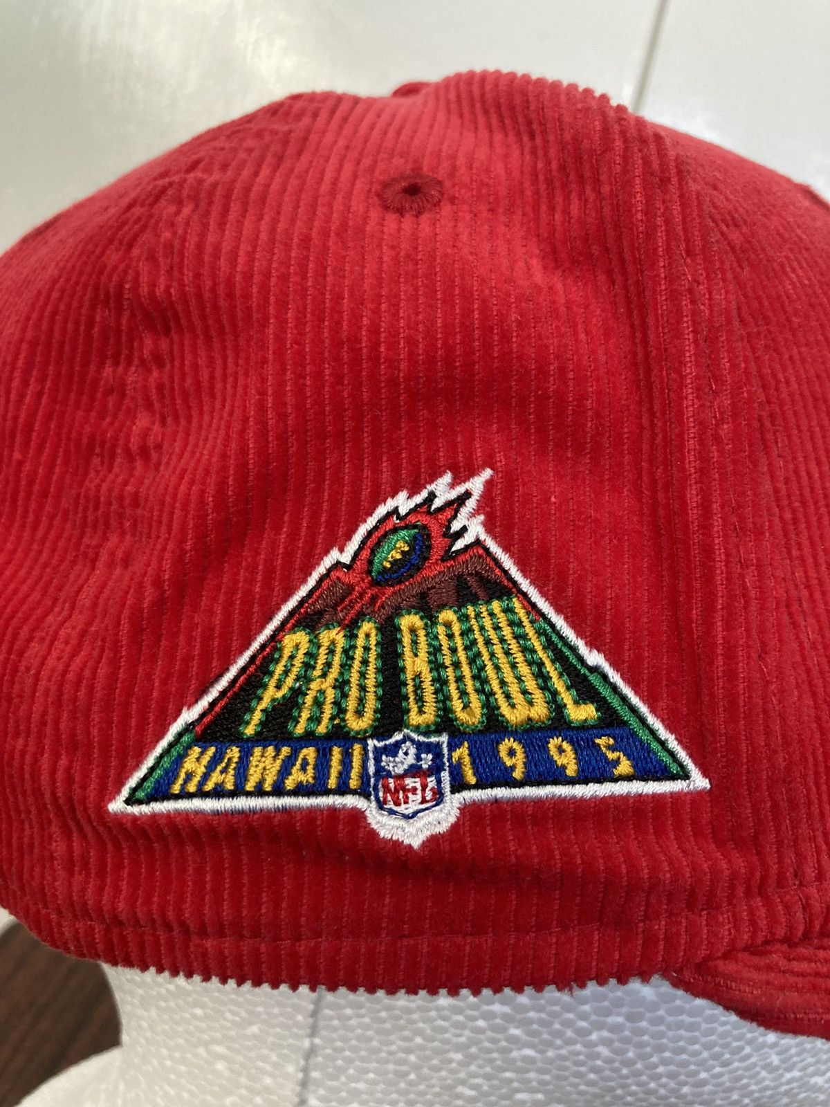 NFL × New Era SAN FRANCISCO 49ERS NEW ERA CORDUROY HAT CAP 1995 PRO BOWL Size ONE SIZE - 4 Thumbnail