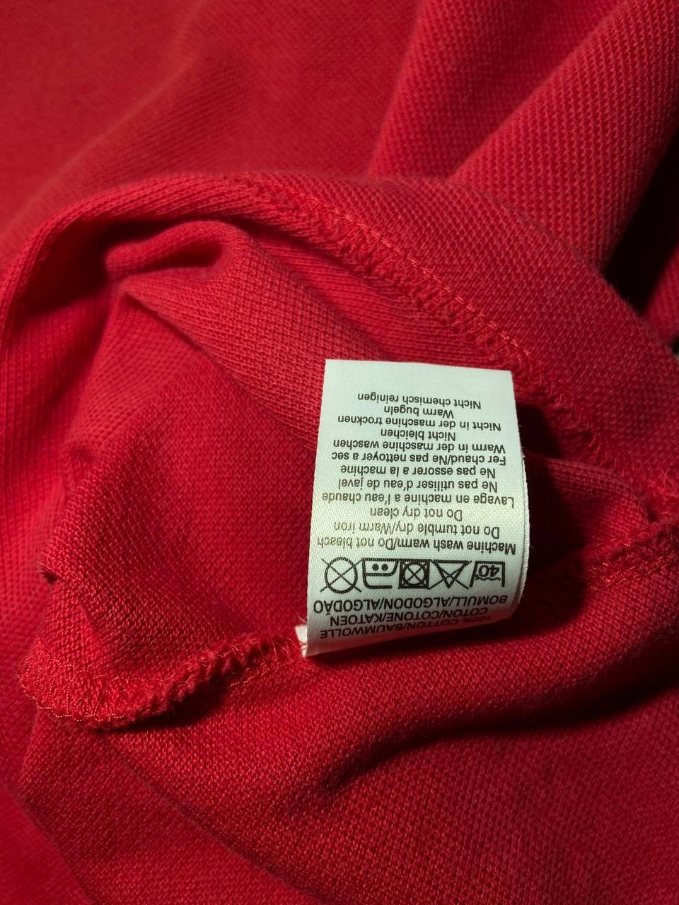 Burberry × Vintage Vintage Burberry Red Polo T-shirt Luxury Embroidered Logo Size US XL / EU 56 / 4 - 10 Thumbnail