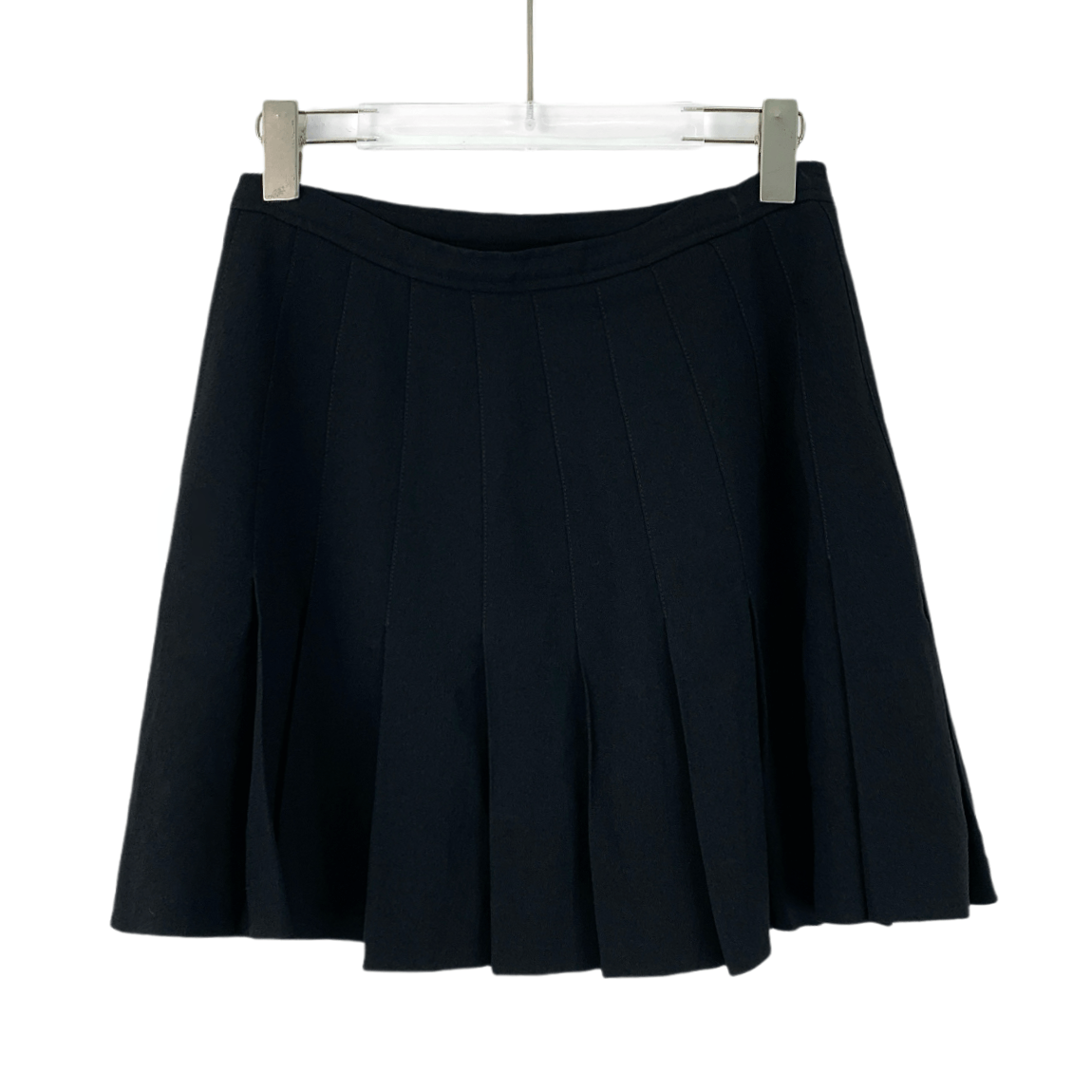 Dior Dior Black CD Button Pleated Casual Skirt (Size 38) Size 26" / US 2 / IT 38 - 7 Thumbnail