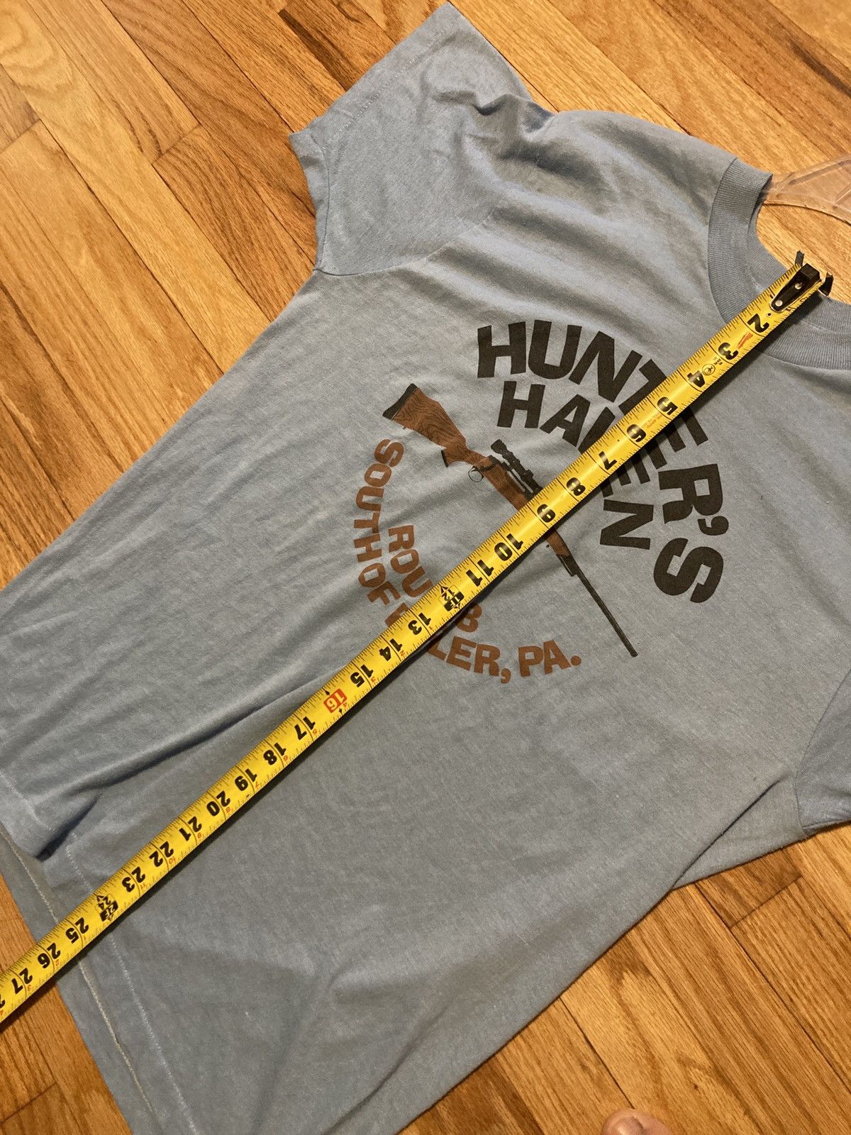 Vintage Vintage hunter’s haven route 8 sniper rifle t shirt gun Size US XL / EU 56 / 4 - 3 Thumbnail