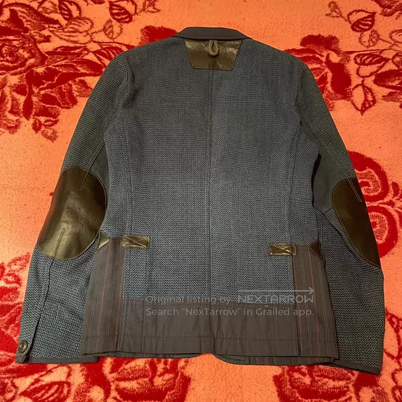 Junya Watanabe JUNYA WATANABE Ancient Indigo Dyed Patchwork Blazer Size US XS / EU 42 / 0 - 2 Thumbnail