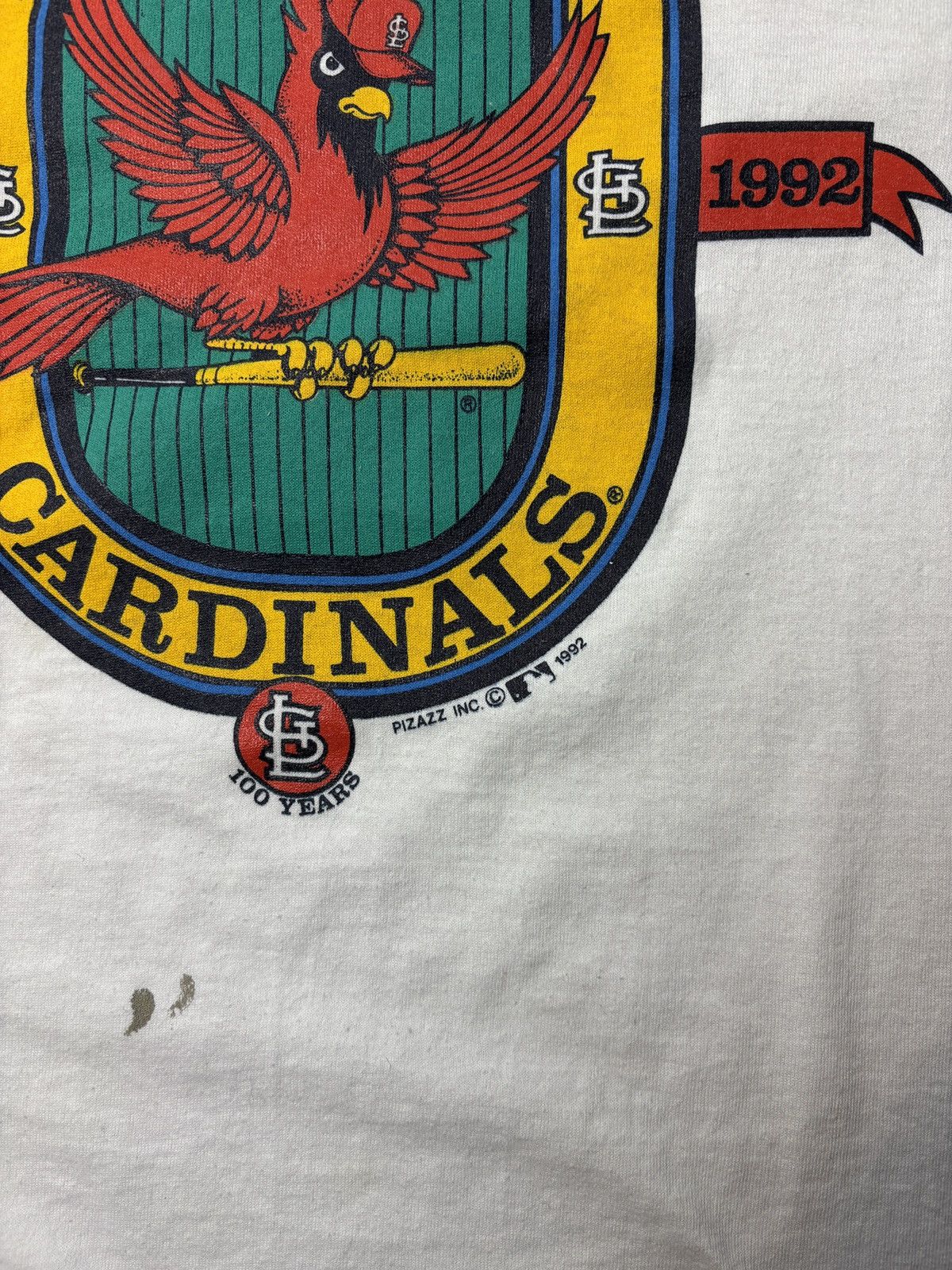 Vintage 1992 Saint Louis Cardinals Tee 1990s Vintage MLB Baseball Size US M / EU 48-50 / 2 - 4 Thumbnail