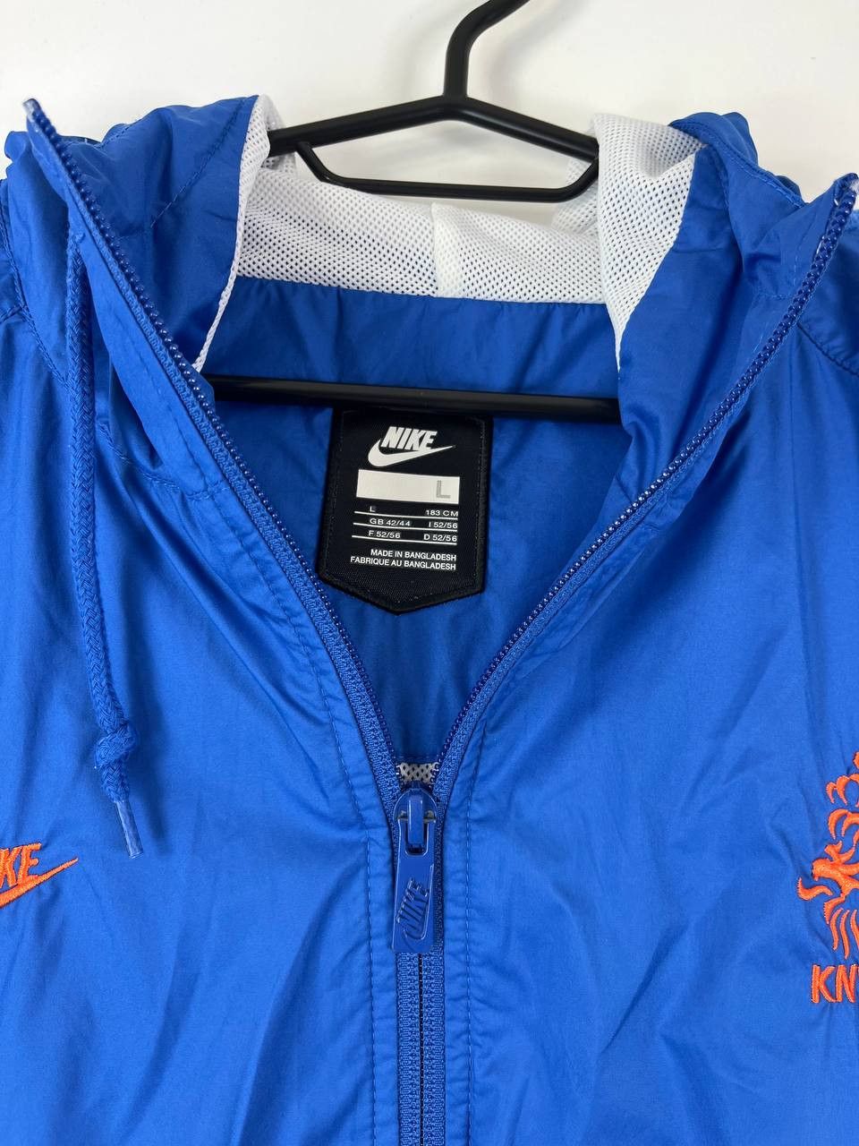 Nike Netherlands KNVB Nike Windbreaker Jacket Size L Size US L / EU 52-54 / 3 - 2 Thumbnail